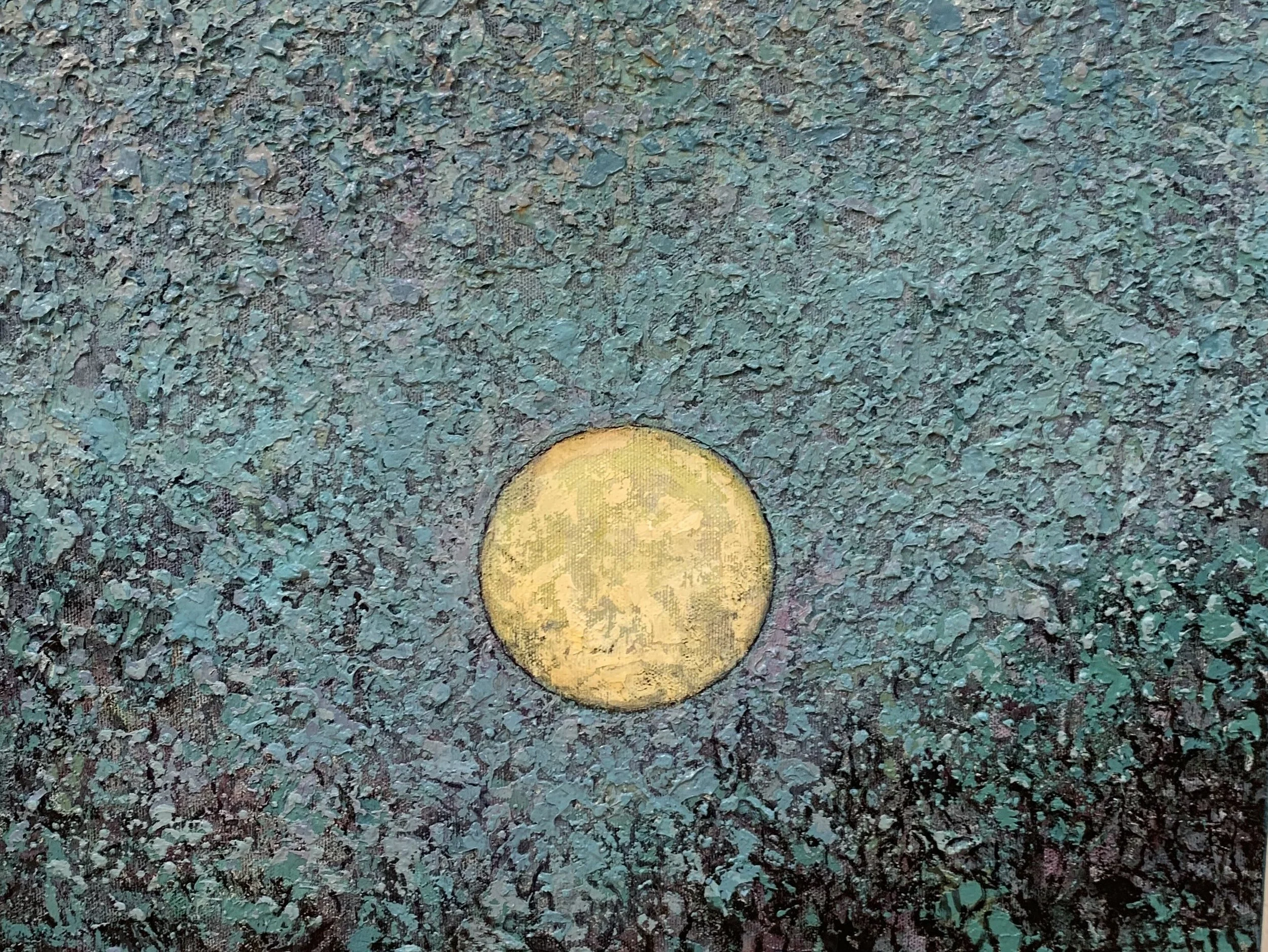 Carl	Richards-	Morning Moon,	Acrylic	 $375 