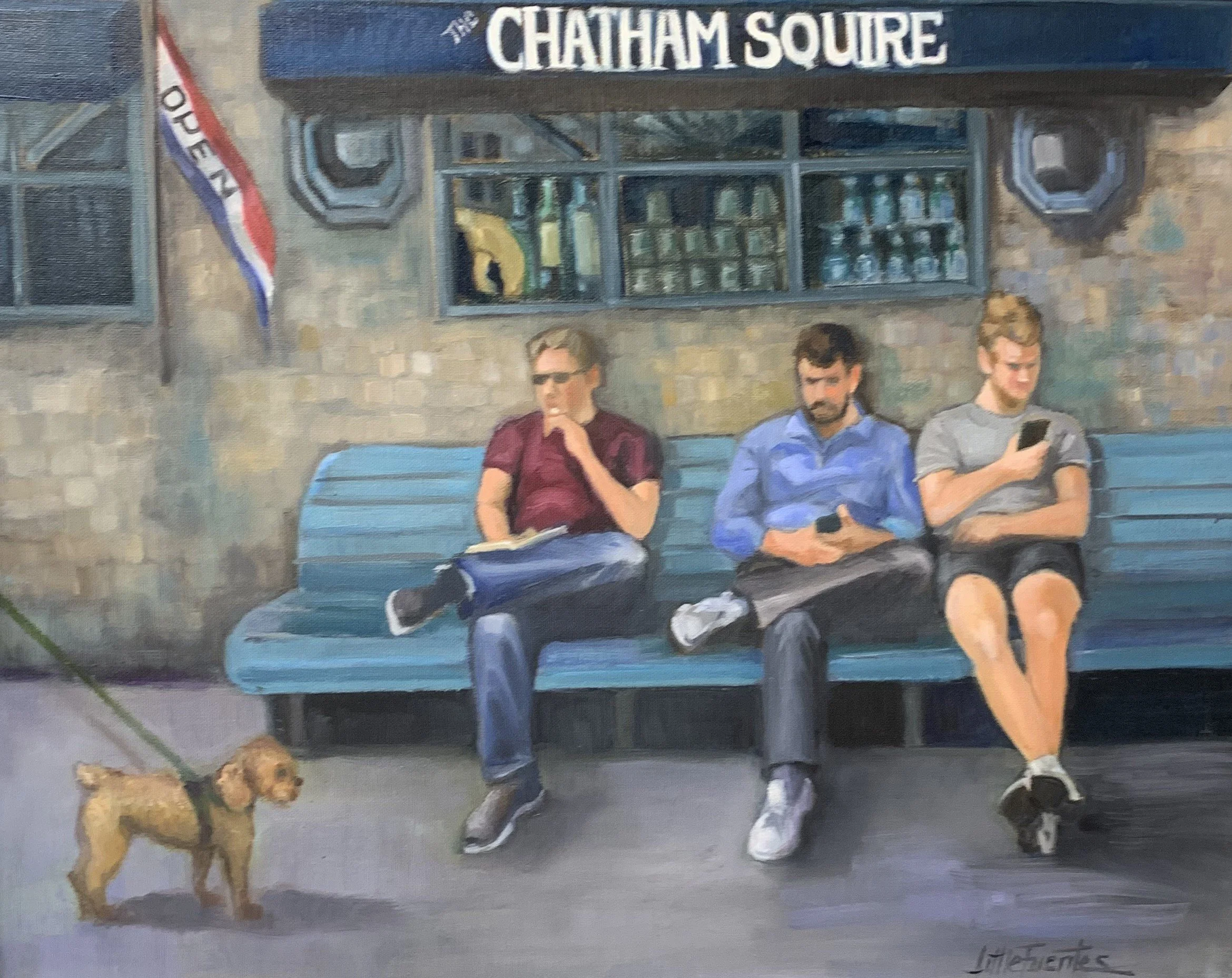 Martha Little	Fuentes-	One Hour Wait,	Oil	 $900 