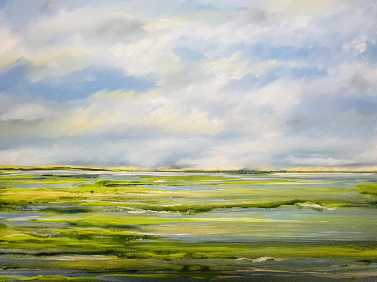Patricia	Joyce-	Coastal Marsh,	Acrylic	 $600 
