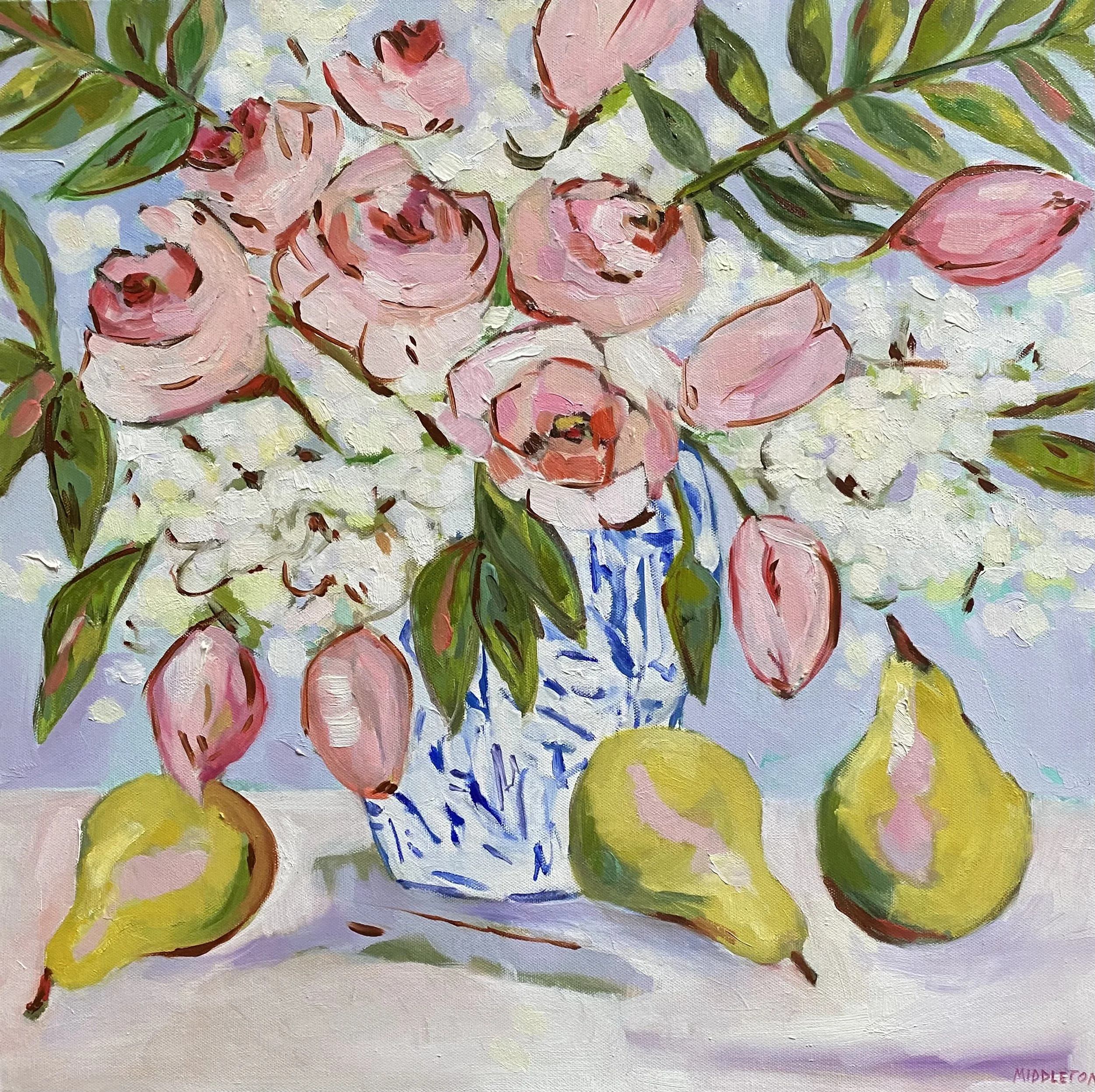 Amy	Middleton-	Centerpiece,	Oil	 $800 