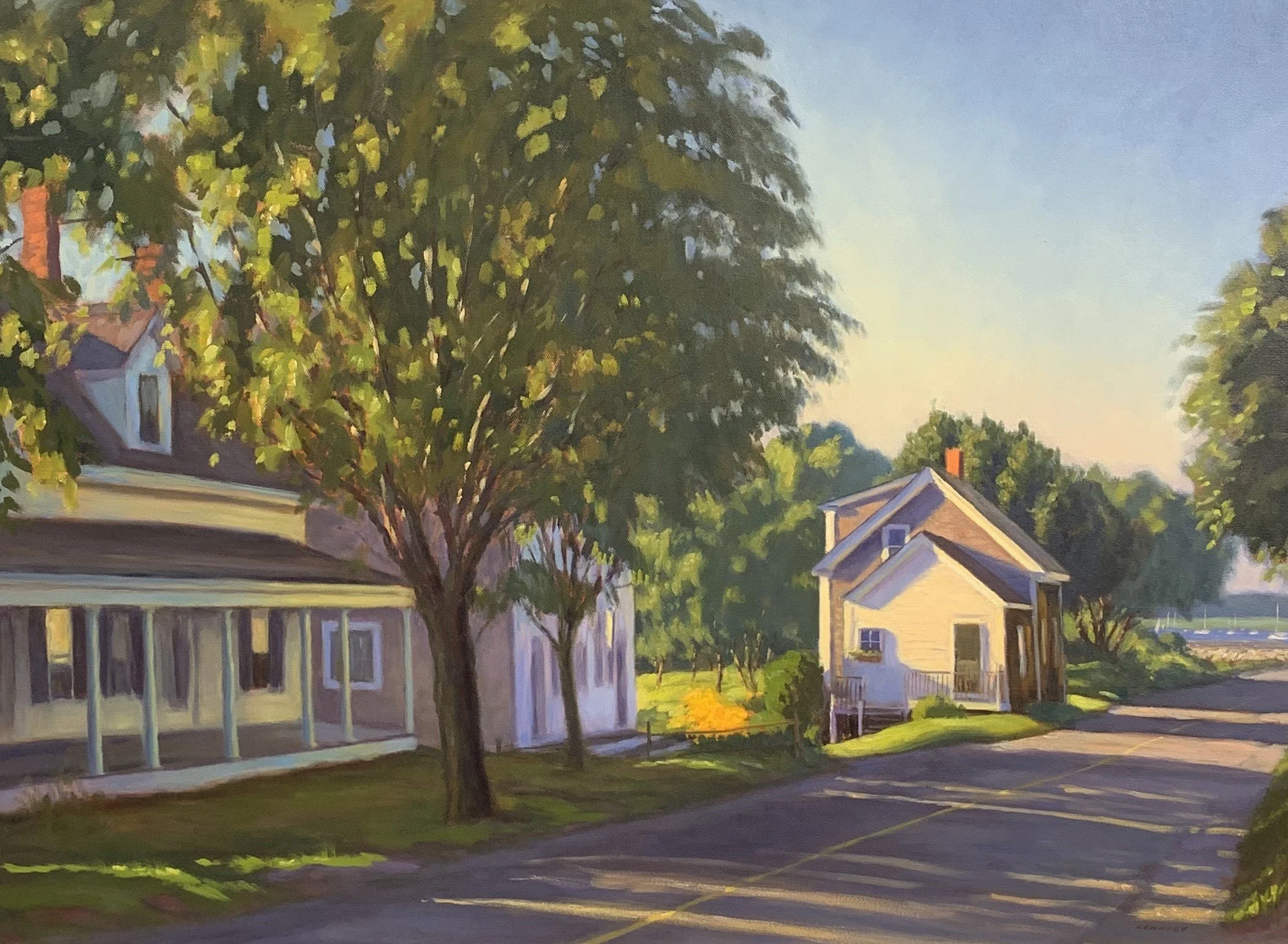 Steve	Kennedy-	Road to the Harbor,	Oil	 $4,500 