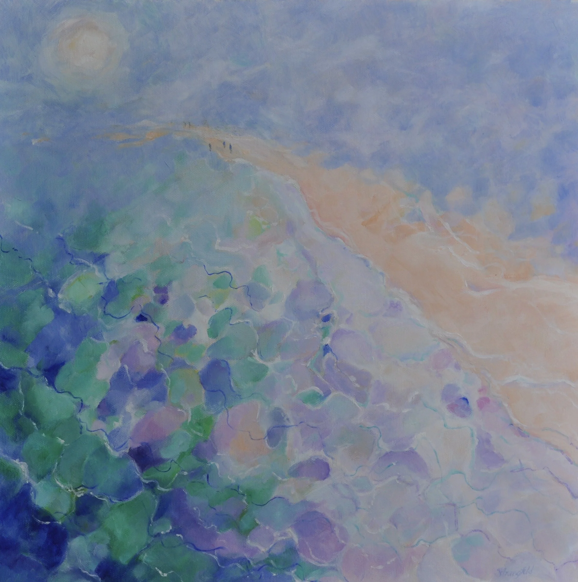 Marian	Strangfeld-	Sea Glass,	Oil	 $750 