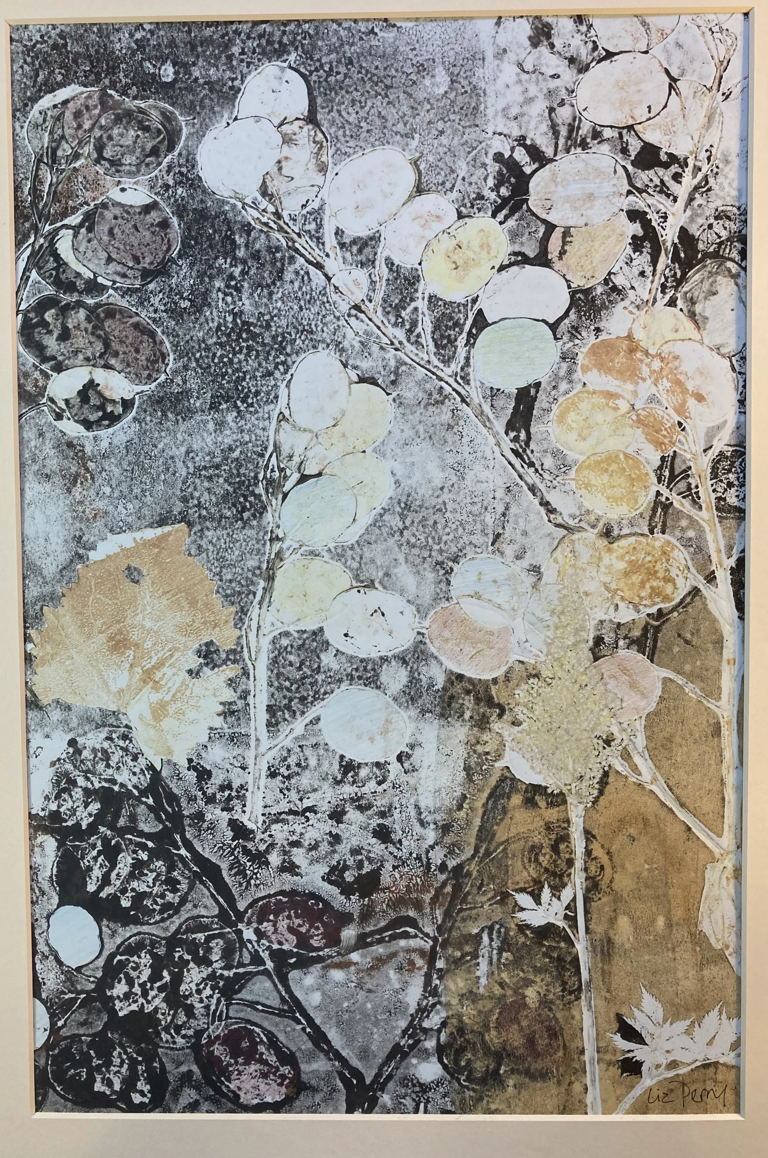 Liz	Perry-	Autumn Color,	Monoprint	 $425 