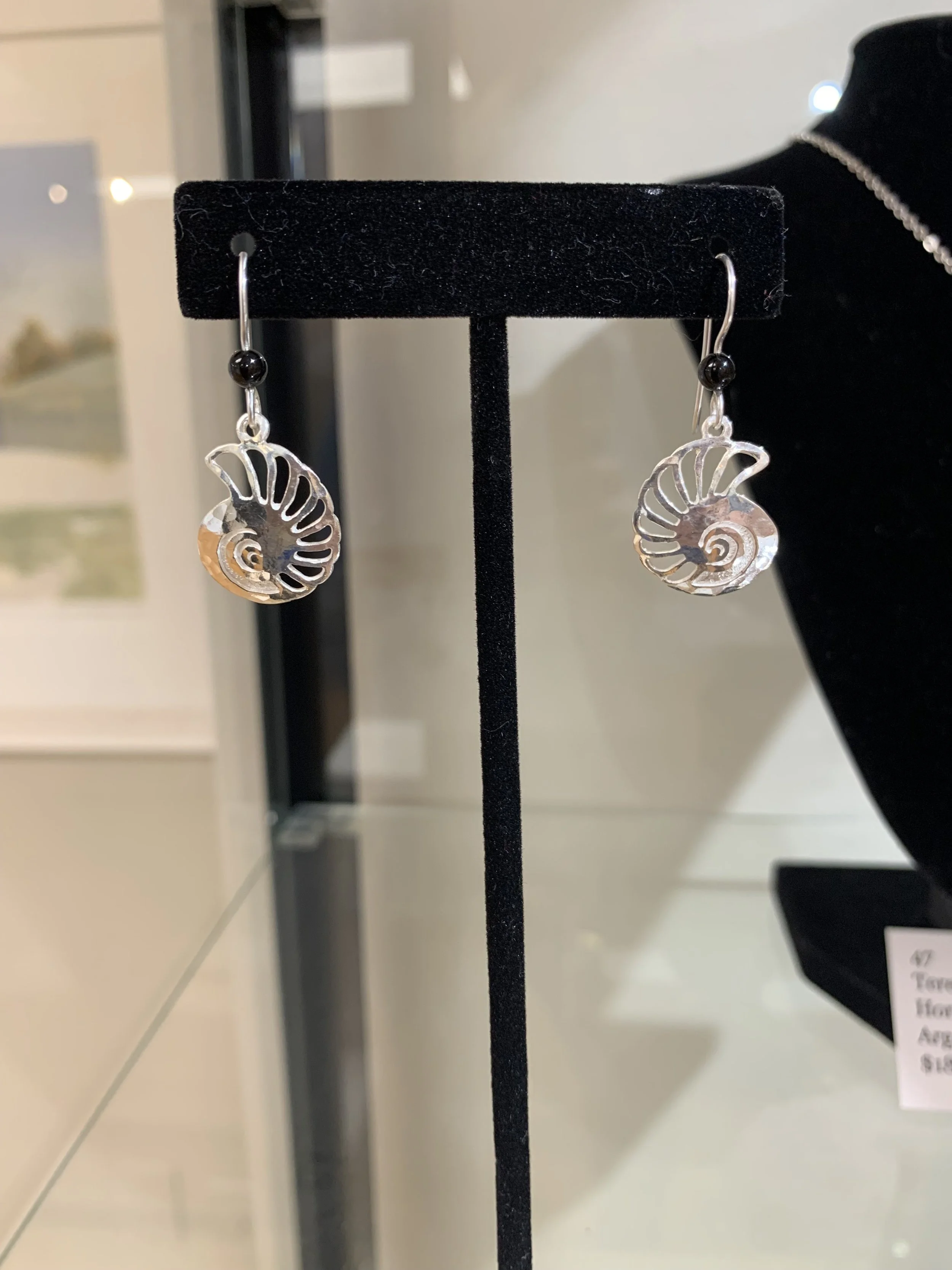 Teresa	Cetto-	Nautilus Earrings,	Sterling Silver	 $85 
