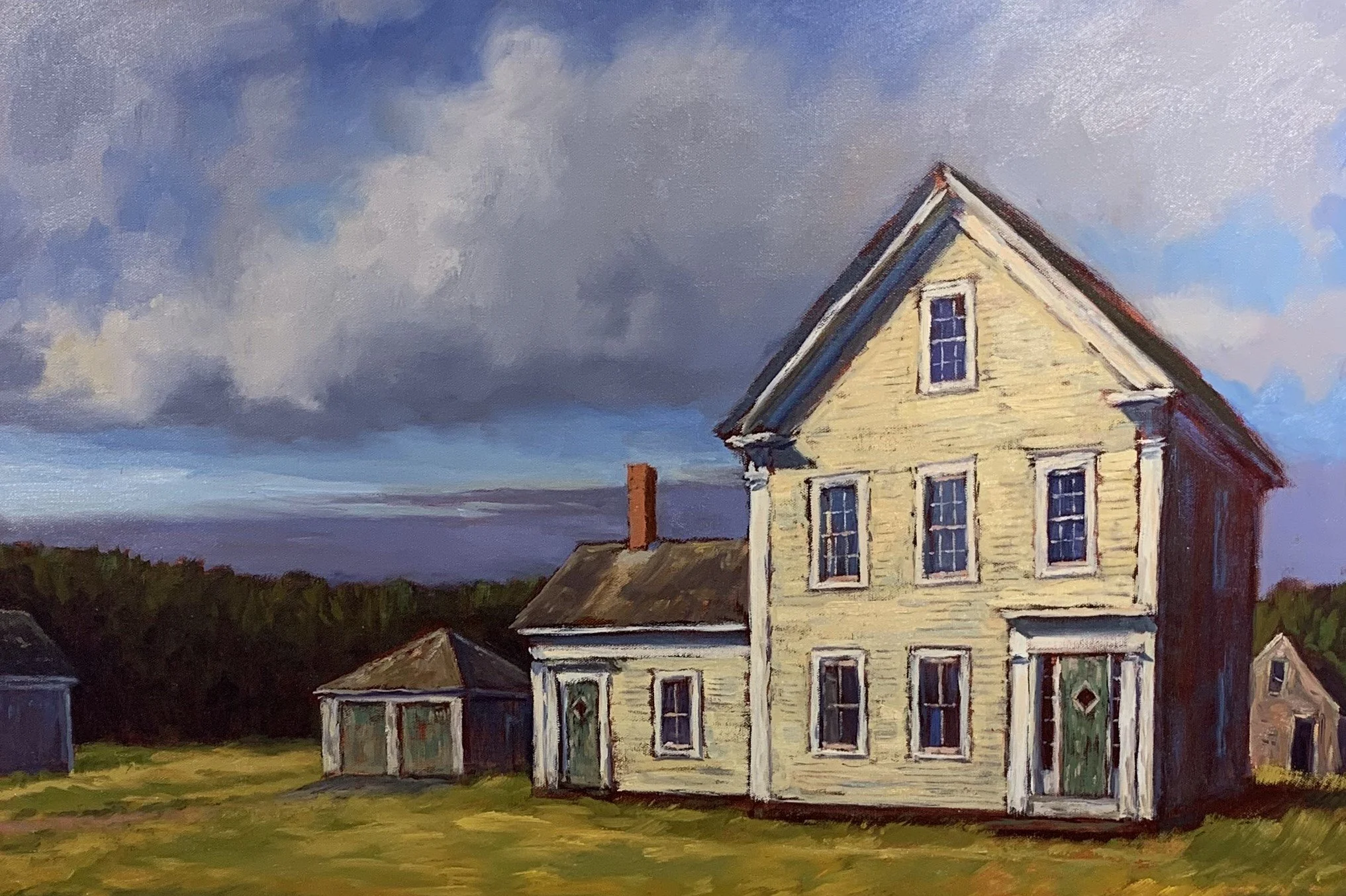 Steve	Kennedy-	House on Brick Hill Road,	Oil	 $4,400 