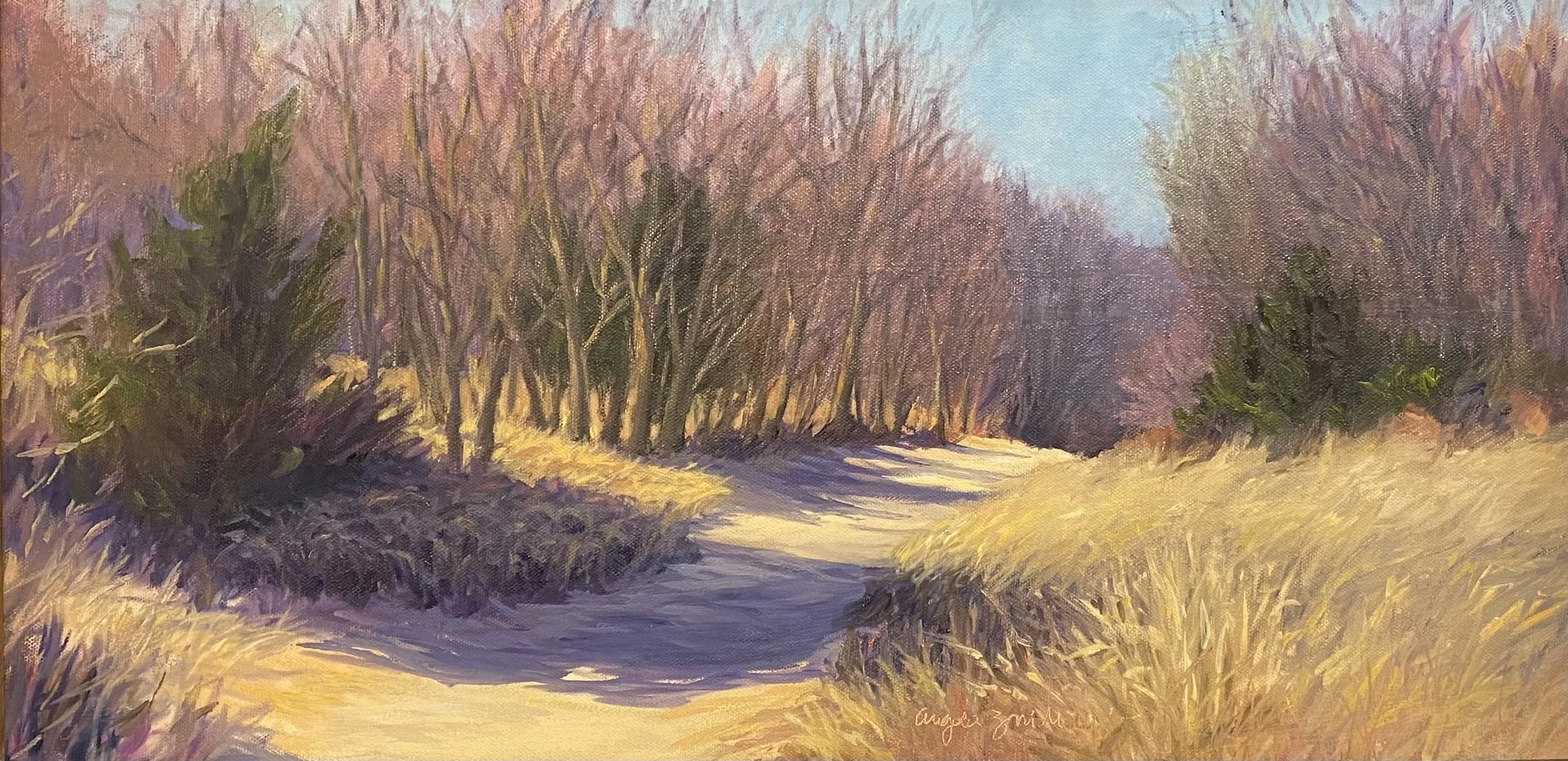 Angela Zoni	Mault-	Into the Woods,	Oil	 $800 