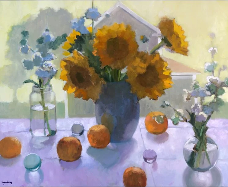 Maryalice	Eizenberg-	Bright Window,	Oil	 $2,000 