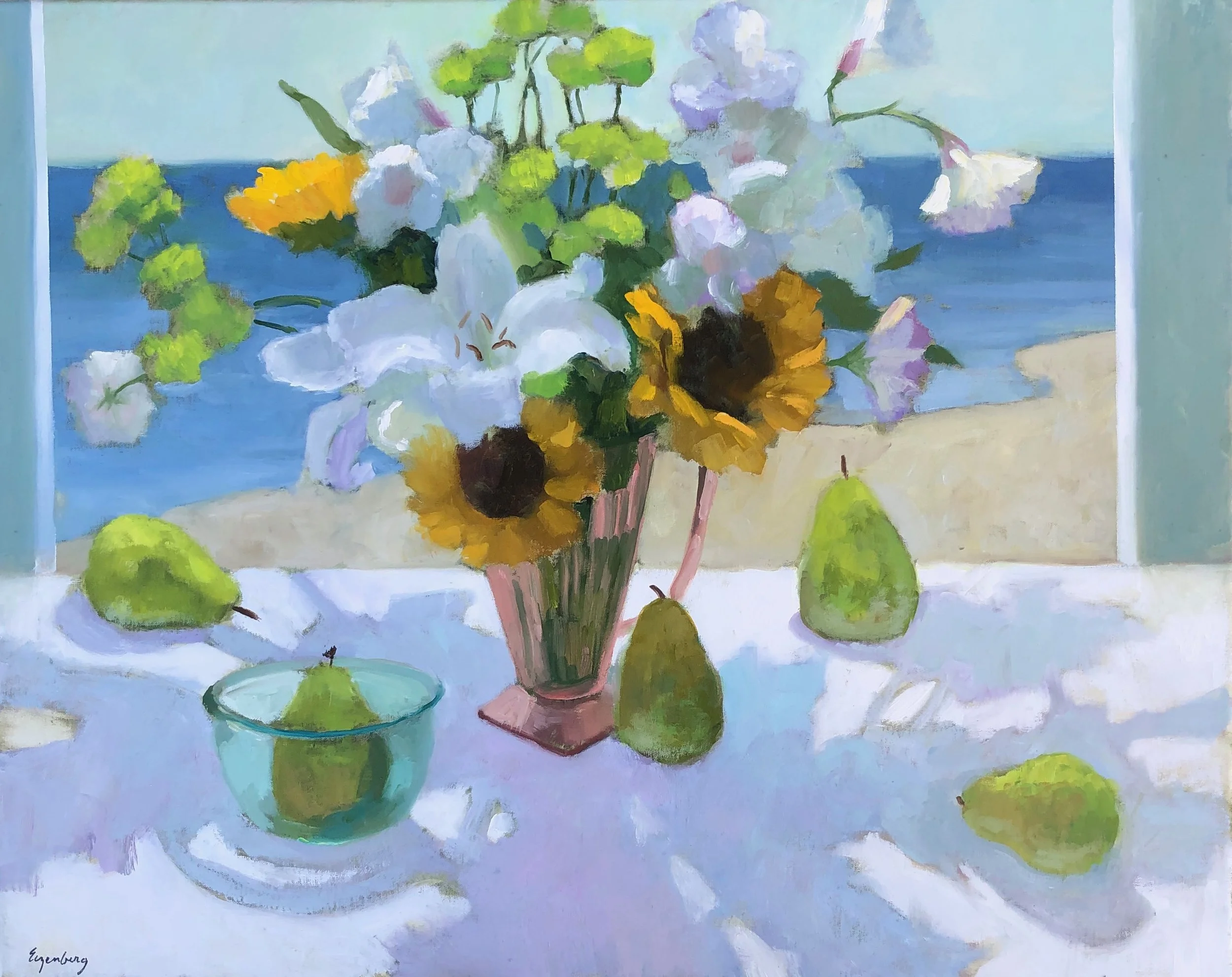 Maryalice	Eizenberg-	Sea Side Sun,	Oil	 $2,000 