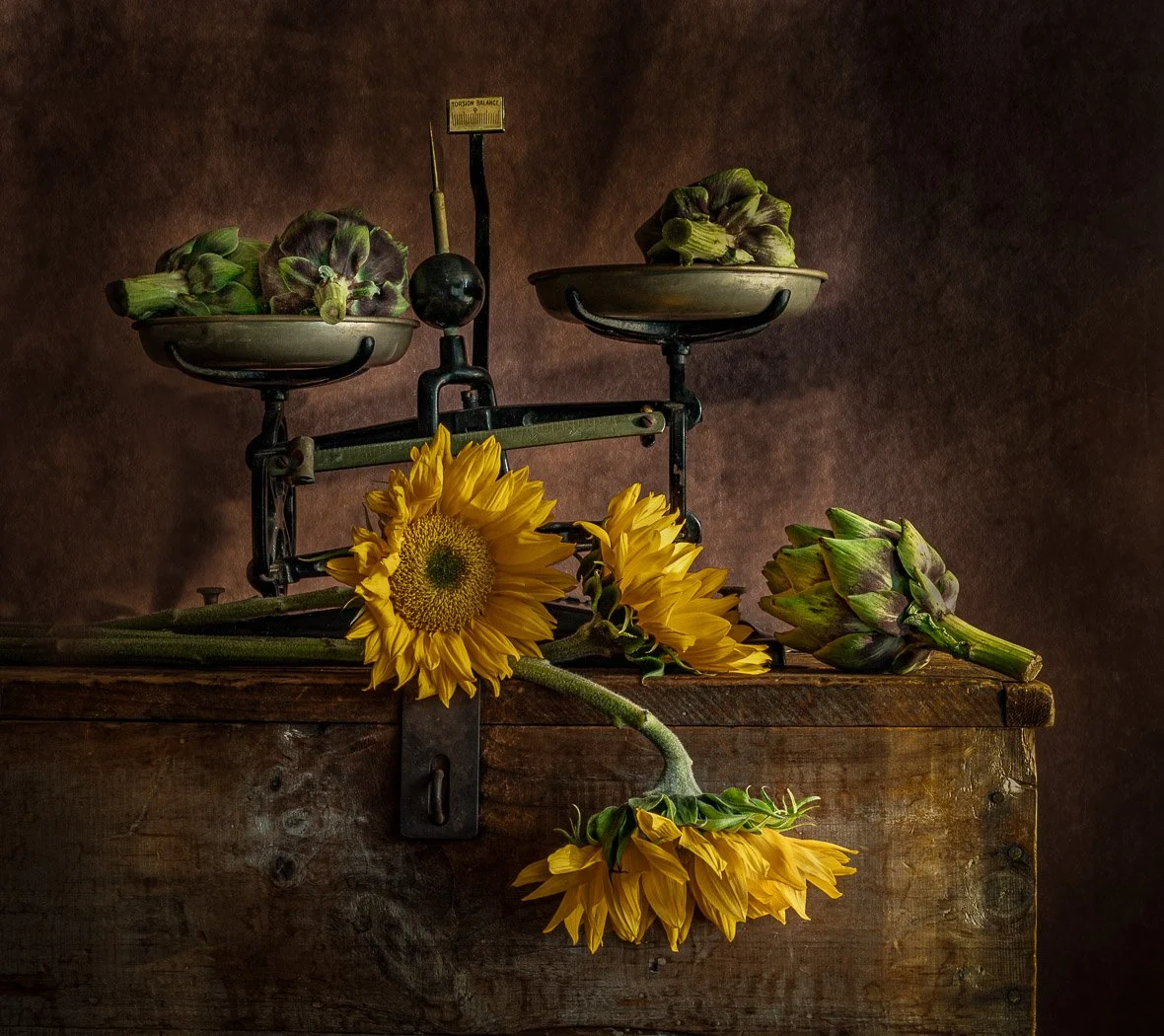 Frances	McDermott-	Weighing Artichokes	$250
