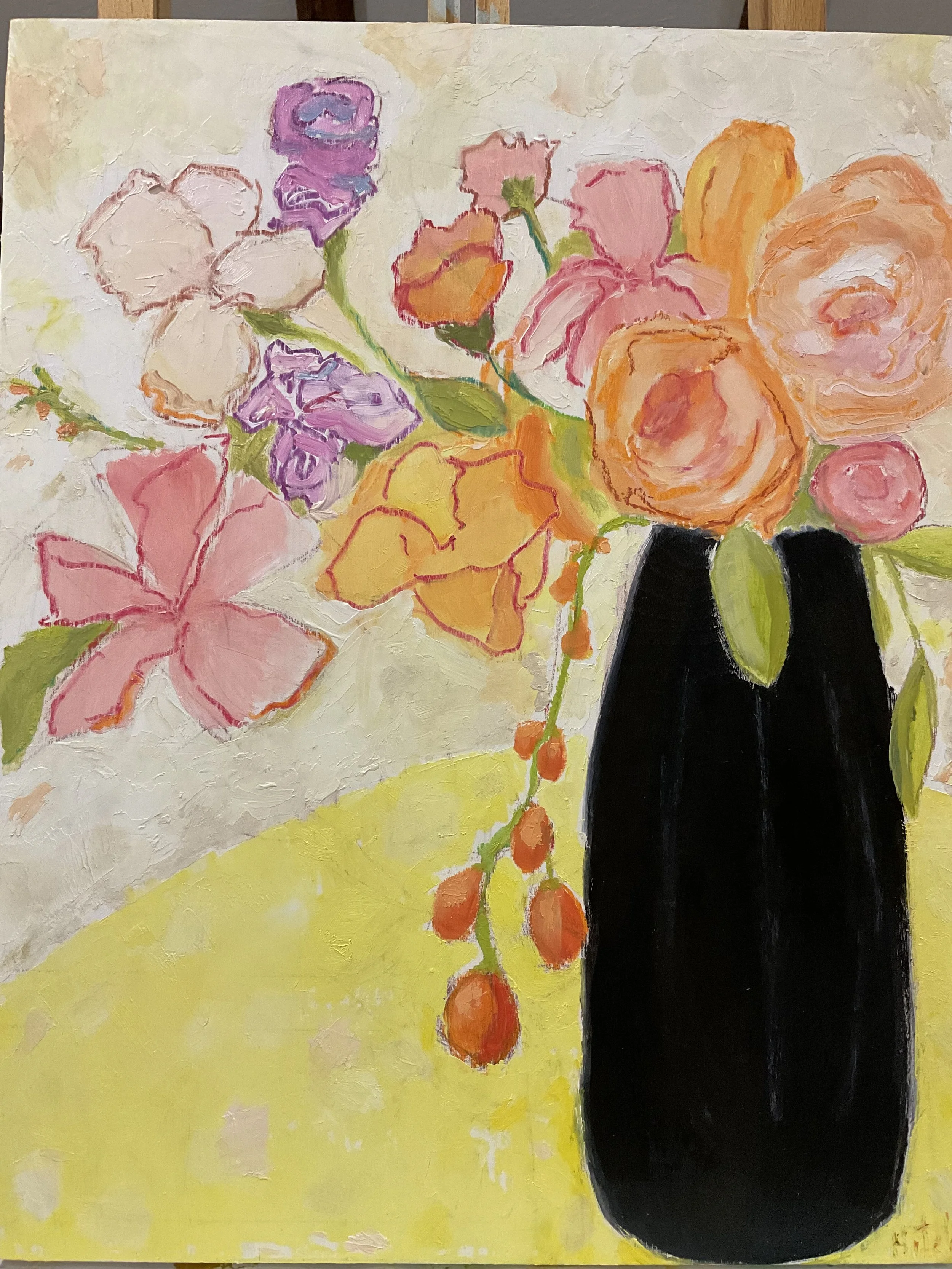 Madonna	Hitchcock-	She loved her home office,	Oil/Oil pastel	 NFS 