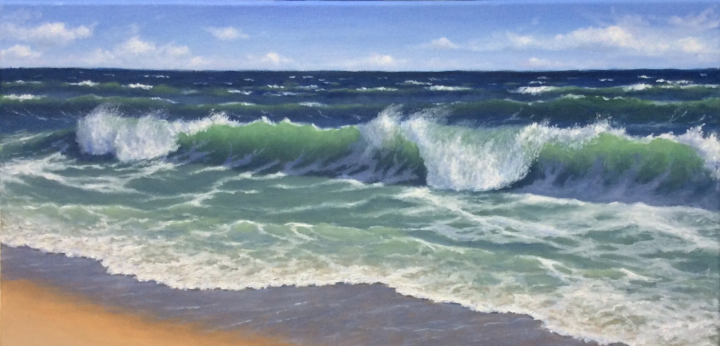 David	Andrews-	Morning Breakers, Nauset,	Oil	 $430 