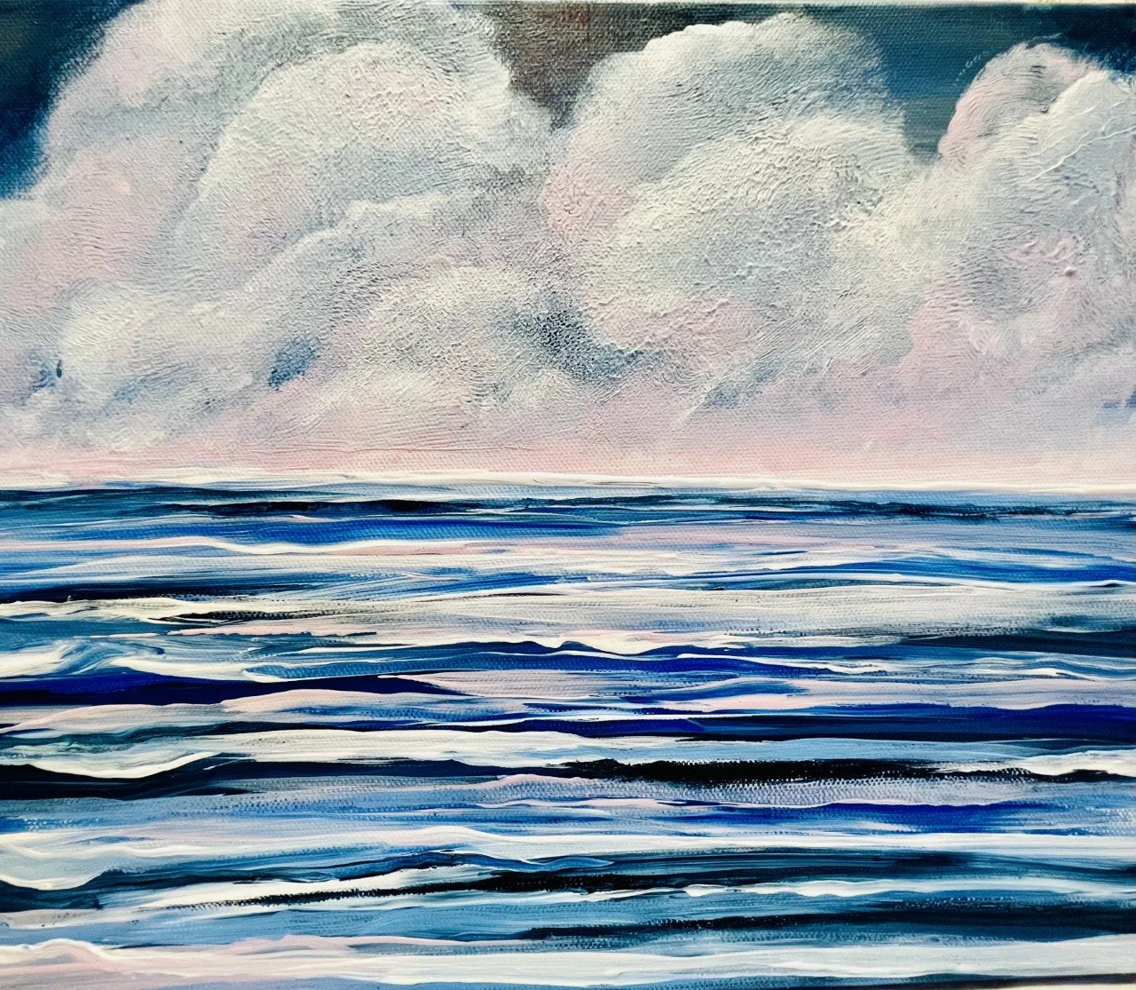 Patricia Grace	Joyce-	Pink Horizon,	Acrylic	 $350 