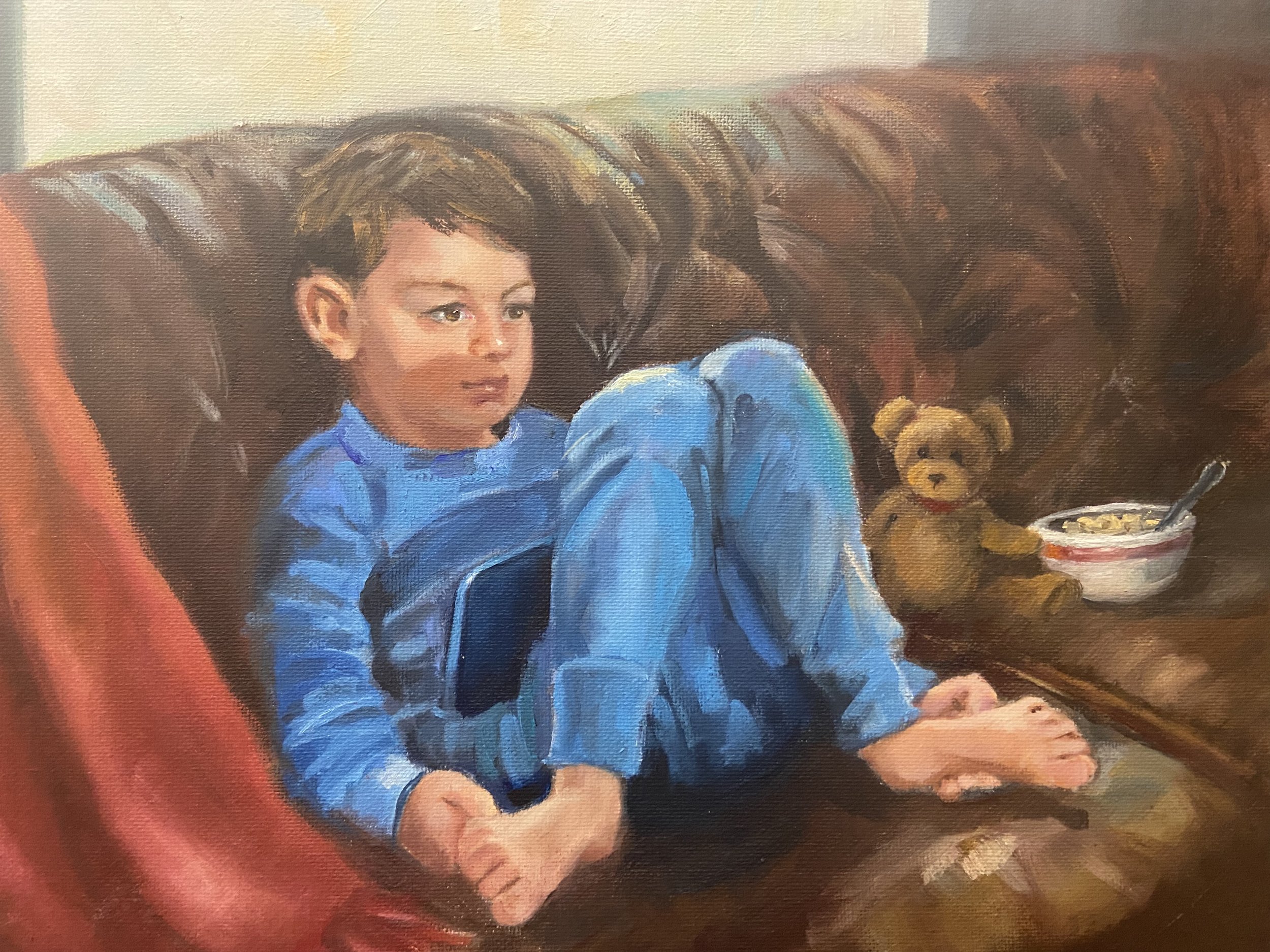 Martha	Little Fuentes-	Saturday Morning,	Oil	 $800 