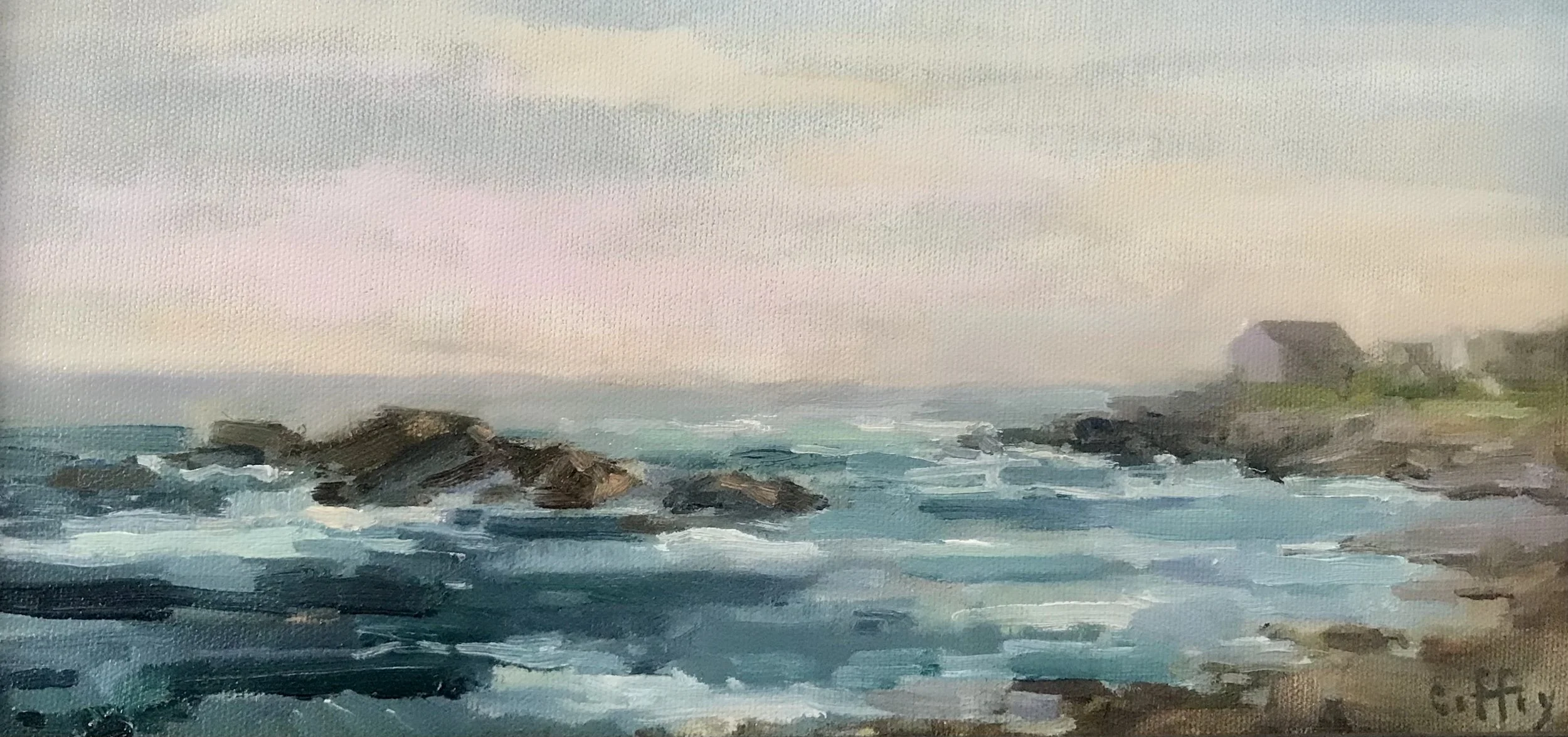 Lyn	Coffey-	By the Sea, Ogunquit Maine,	Oil	 $600 