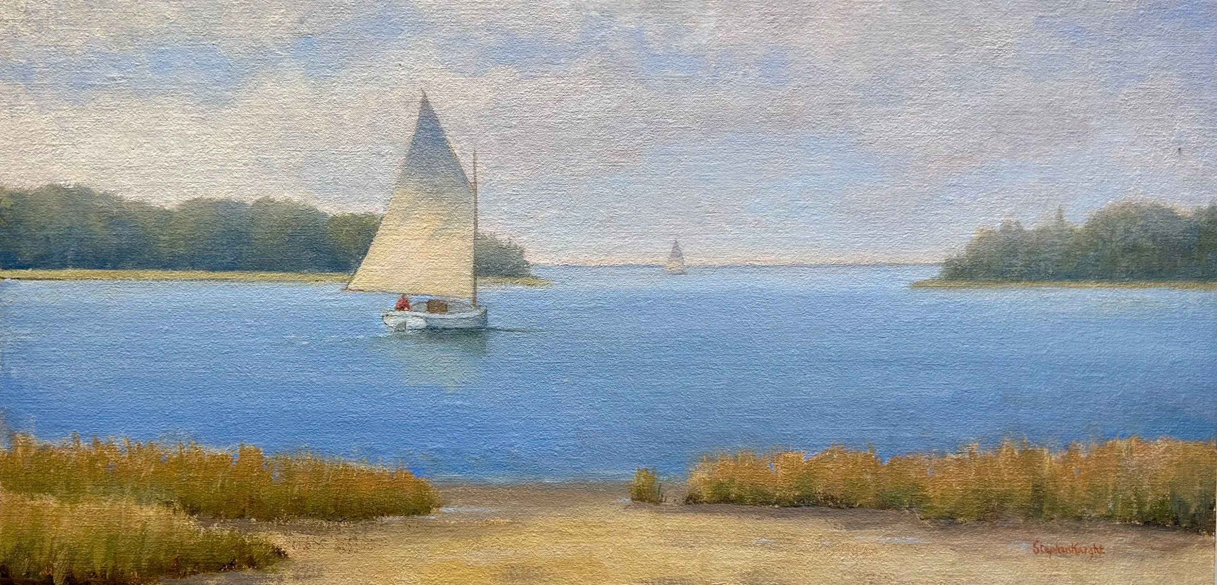 Stephen	Knight	-The Horizon Beckons,	Oil	 $1,550 