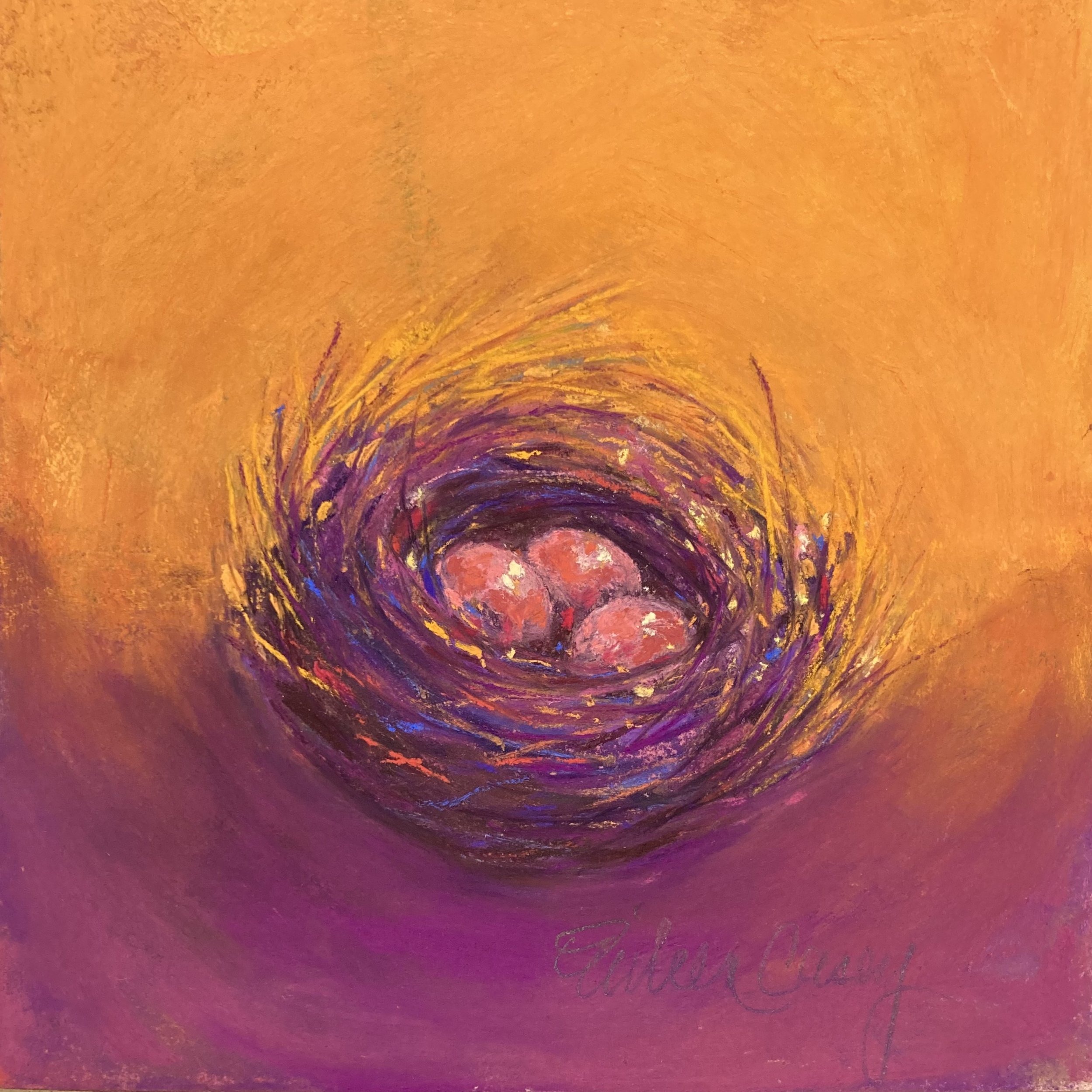 Eileen	Casey-	Little Glow Nest	, Soft Pastel	 $150 