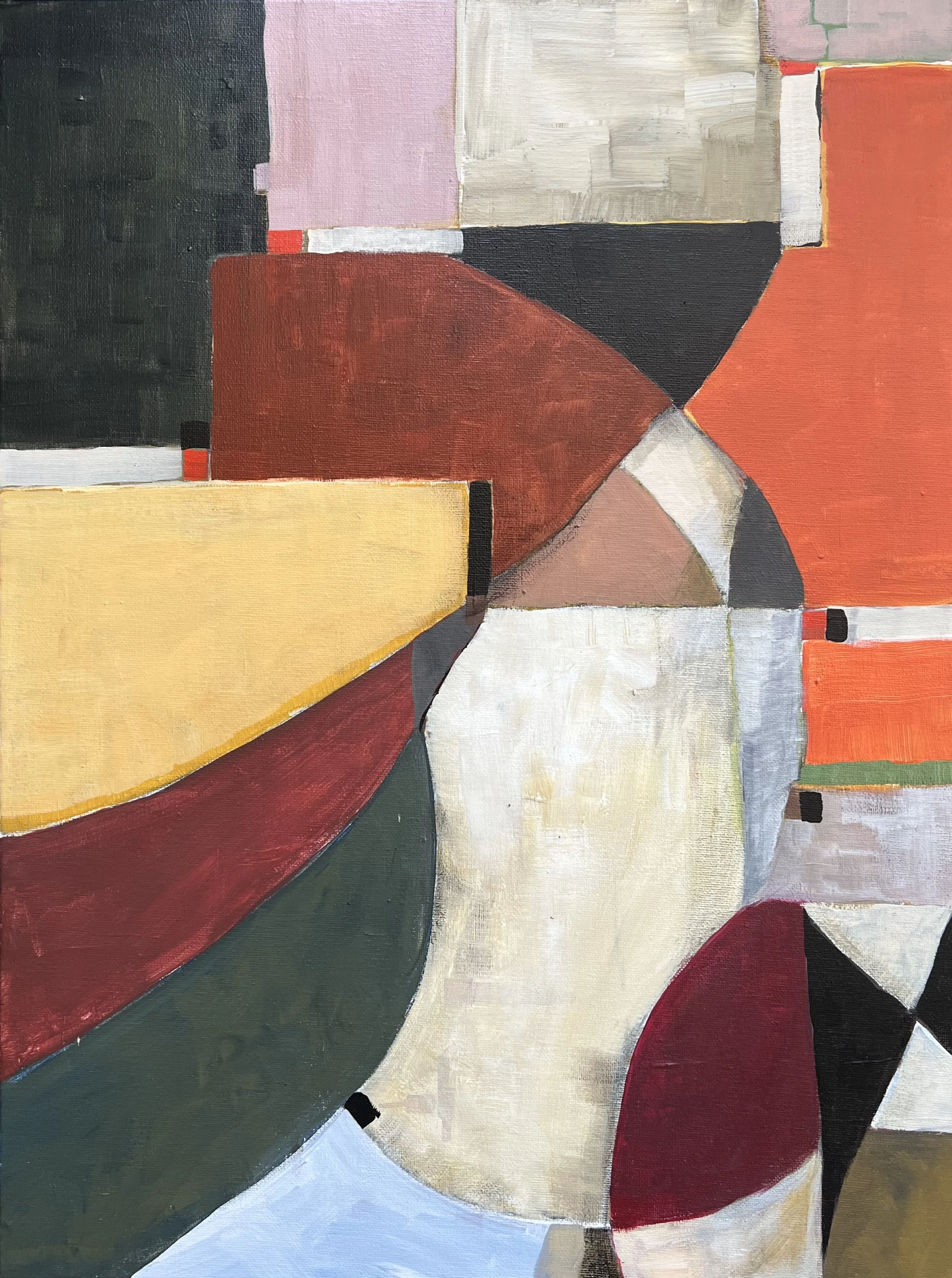 Michael	Giaquinto-	Vase,	Acrylic	 $600 