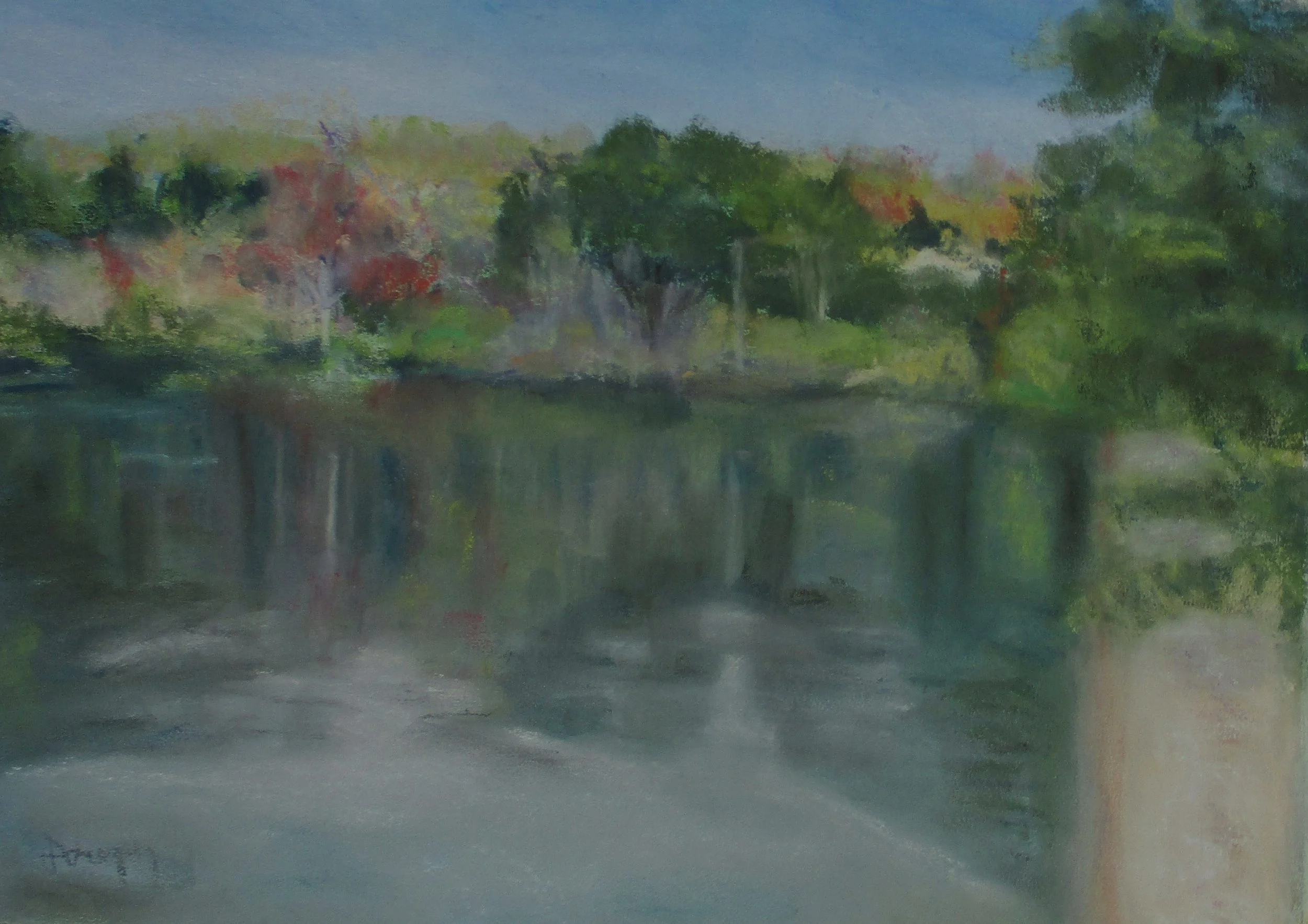 Dianne	Quigley-	Seymour Pond Shades,	Pastel	 $150 