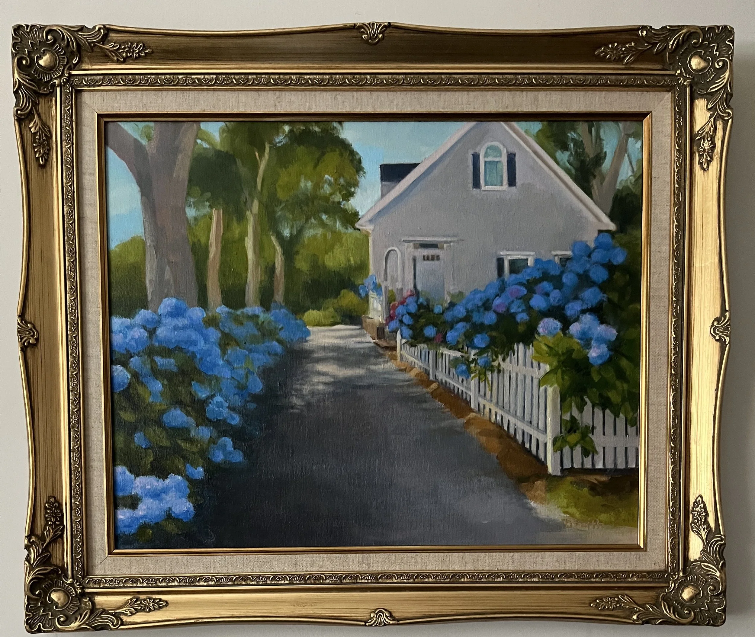 Nancy	Keith	-Feeling the Blues in Chatham, 	Oil	 $650 