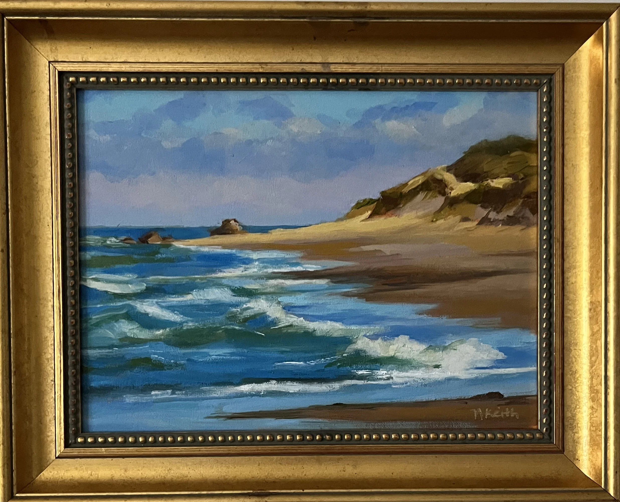 Nancy	Keith	-Mauser Shore,	Oil	 $250 