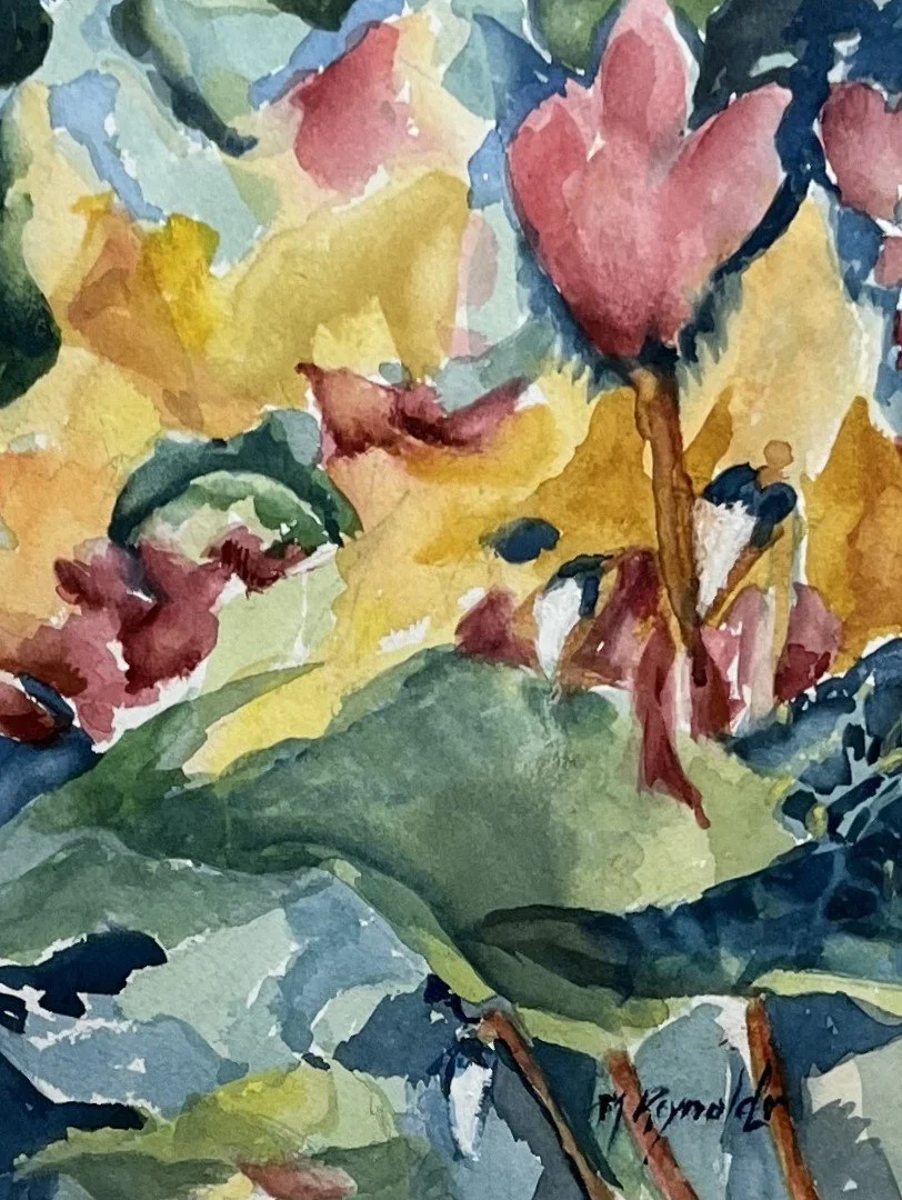 Maryrose	Reynolds-	Welcome Spring,	Watercolor	 $375 