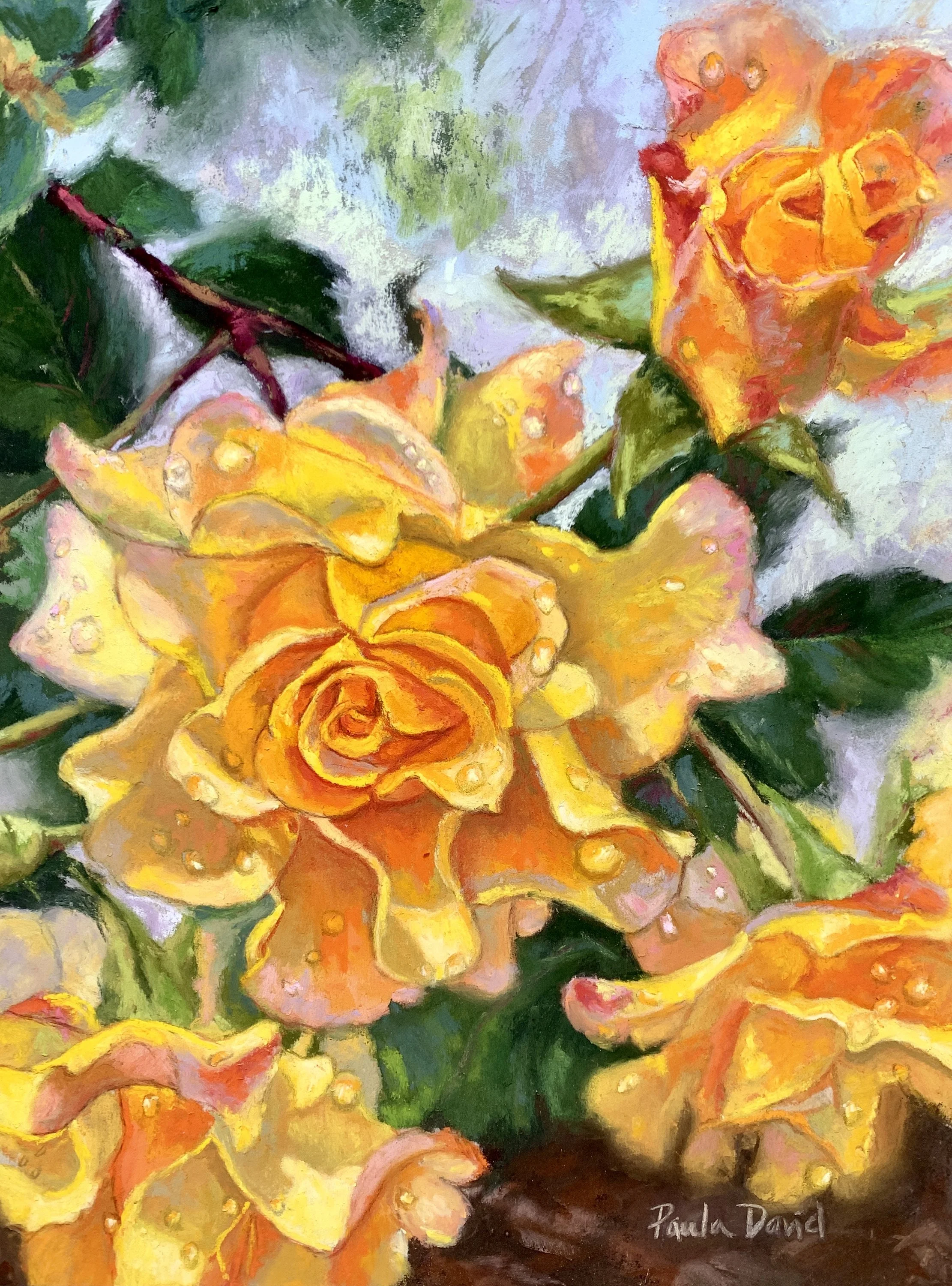 Paula	David-	A Drop of Sunshine,	Pastel	 $550 