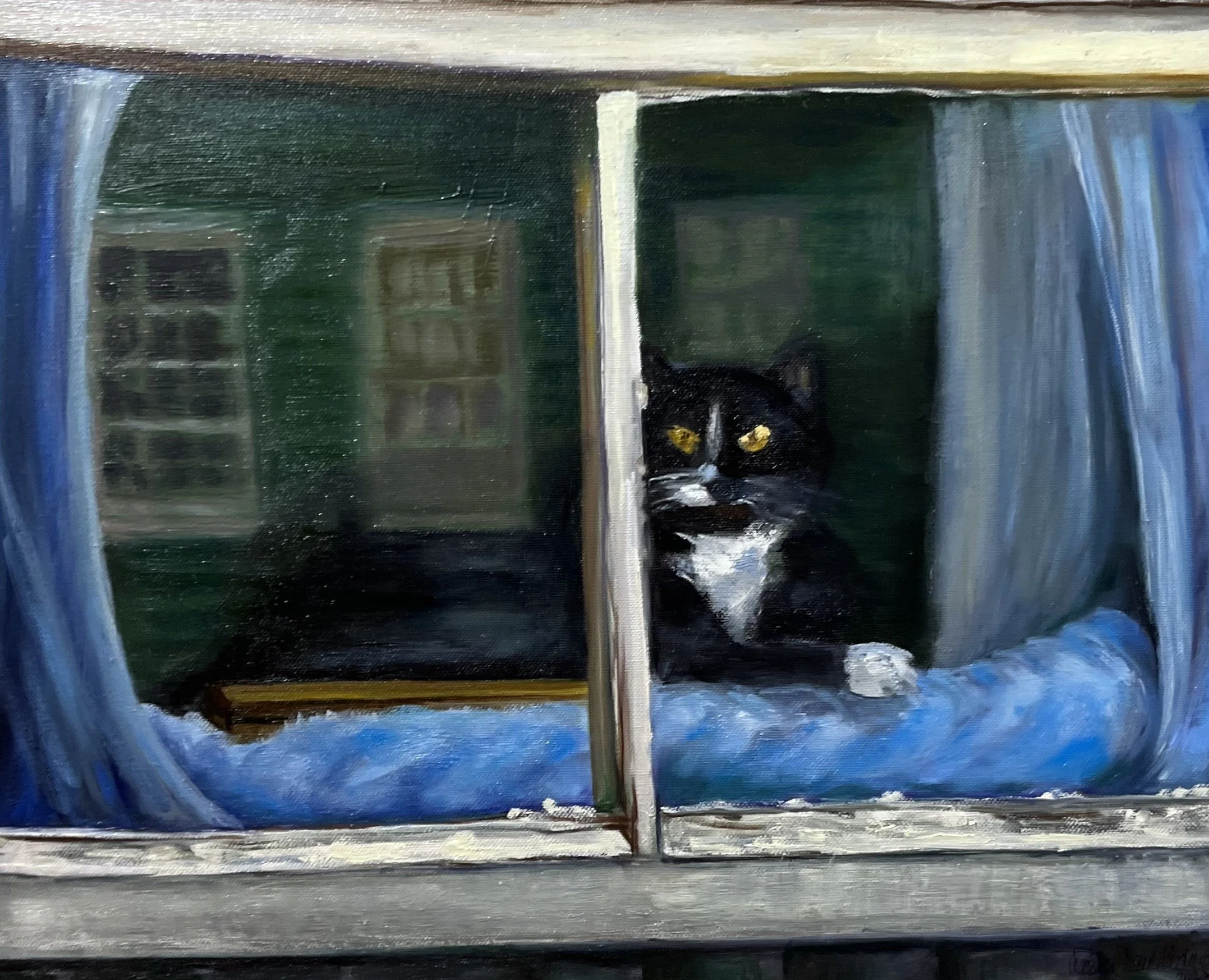 Thaddea	Kuchera-	Window Watching in Provincetown,	Oil	 $675 