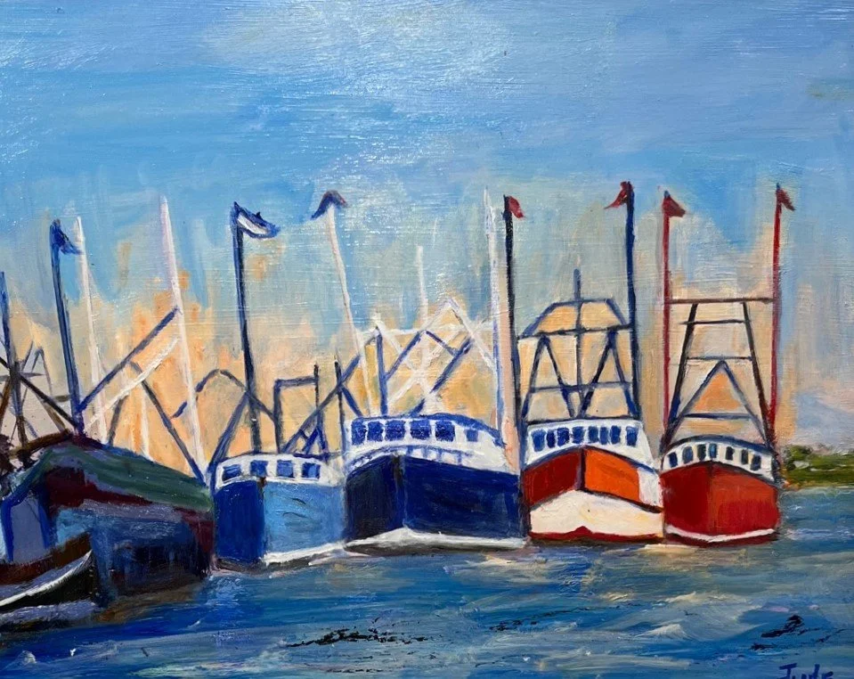 Judy	Schmitt	Fleet of Boats	Oil	$275	Instructor	Steve Kennedy