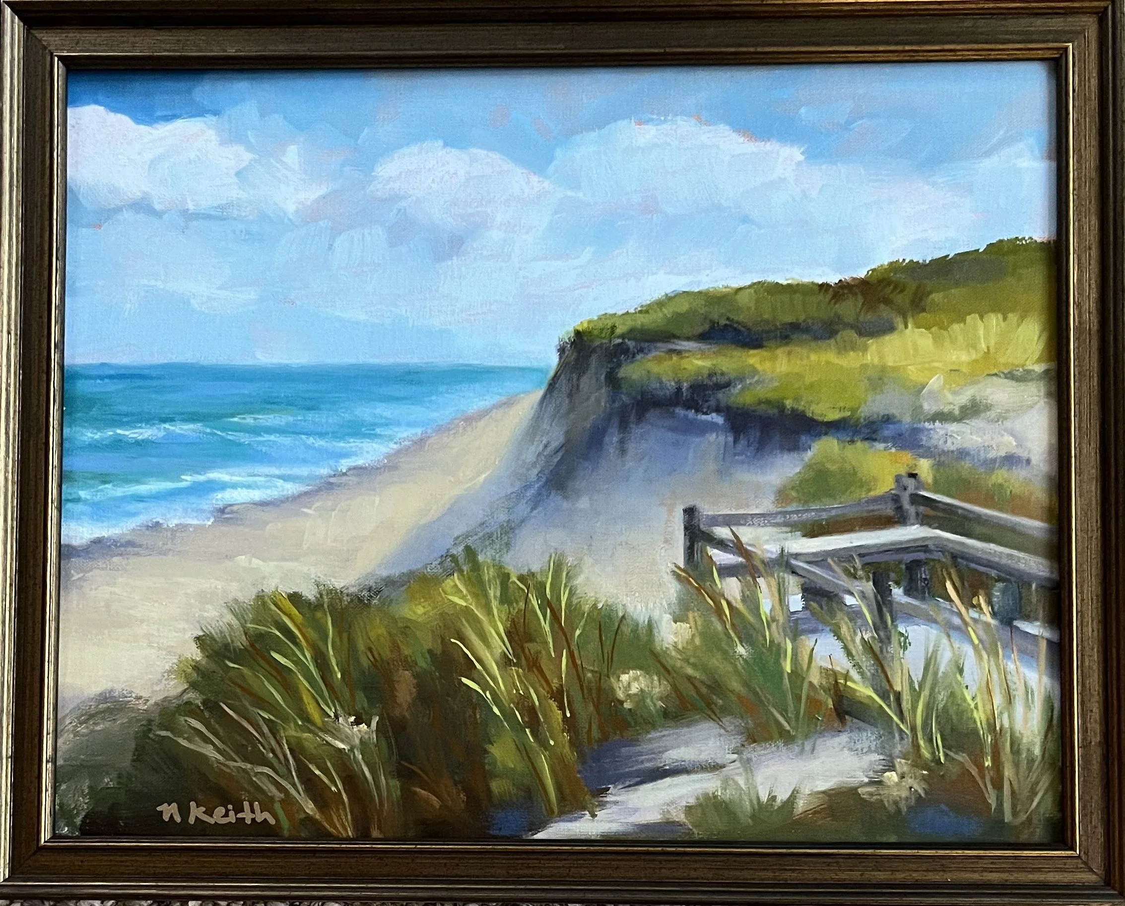 Nancy	Keith	Overlooking National Seashore	Oil	$250	Instructor	Steve Kennedy