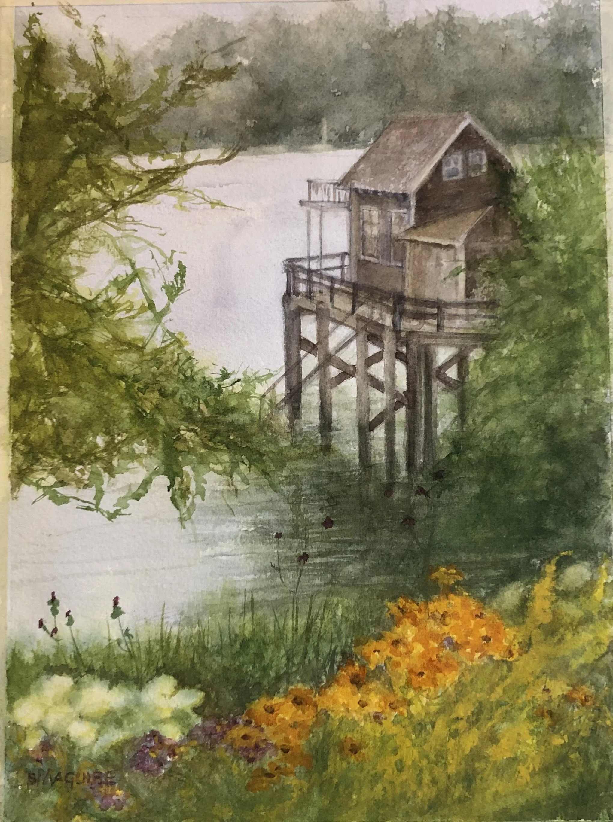 Susan	Maguire	The Boathouse	Watercolor	$150	Instructor	Robert Mesrop