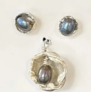 Cecily	Doyle	Water Collection	SS, Wampum Amethyst & Pearl Set	$100	Instructor	Terry Cetto