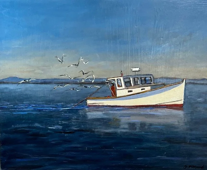 George	Machon	Lobster Boat	Oil	$375	Instructor	Steve Kennedy