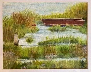Peg	Flood	Red Boat at Tonset	Watercolor	$200	Instructor	Ann	Hart