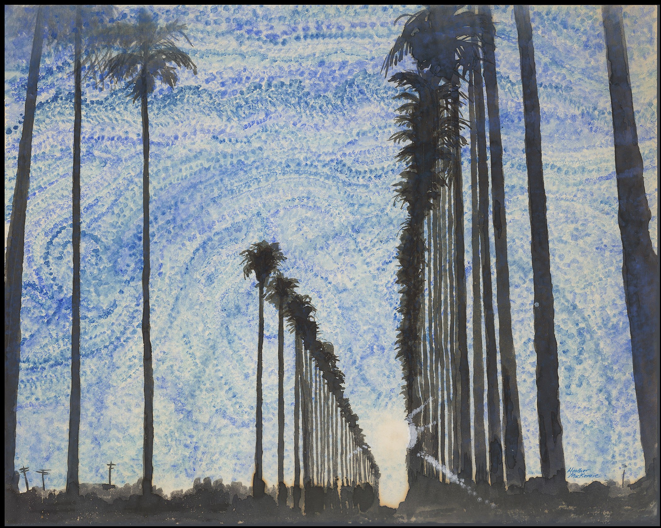 Heather	MacKenzie-	van Gogh Palms,	Watercolor	$1,100