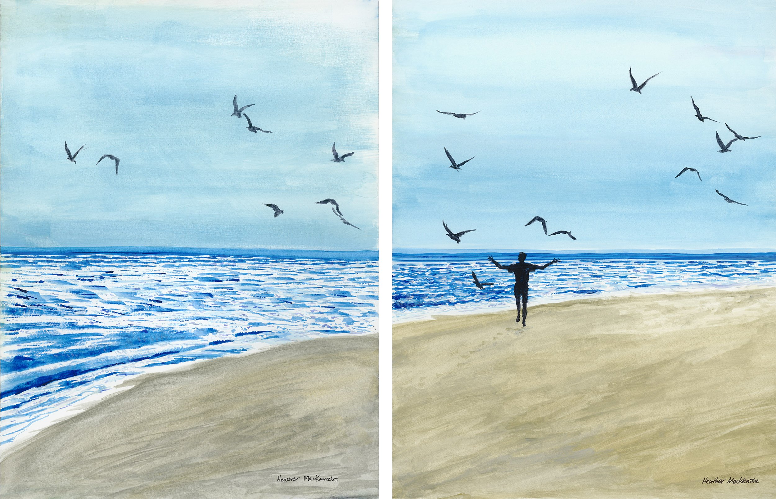 Heather	MacKenzie-	Epiphany I & II,	Watercolor	$1,200