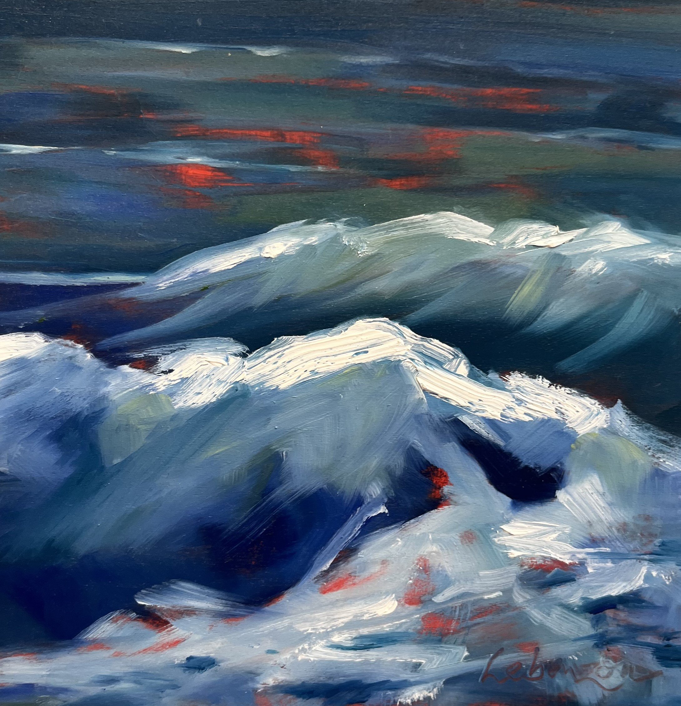 Suzette	Lebenzon	-The Wave	, Oil	$200