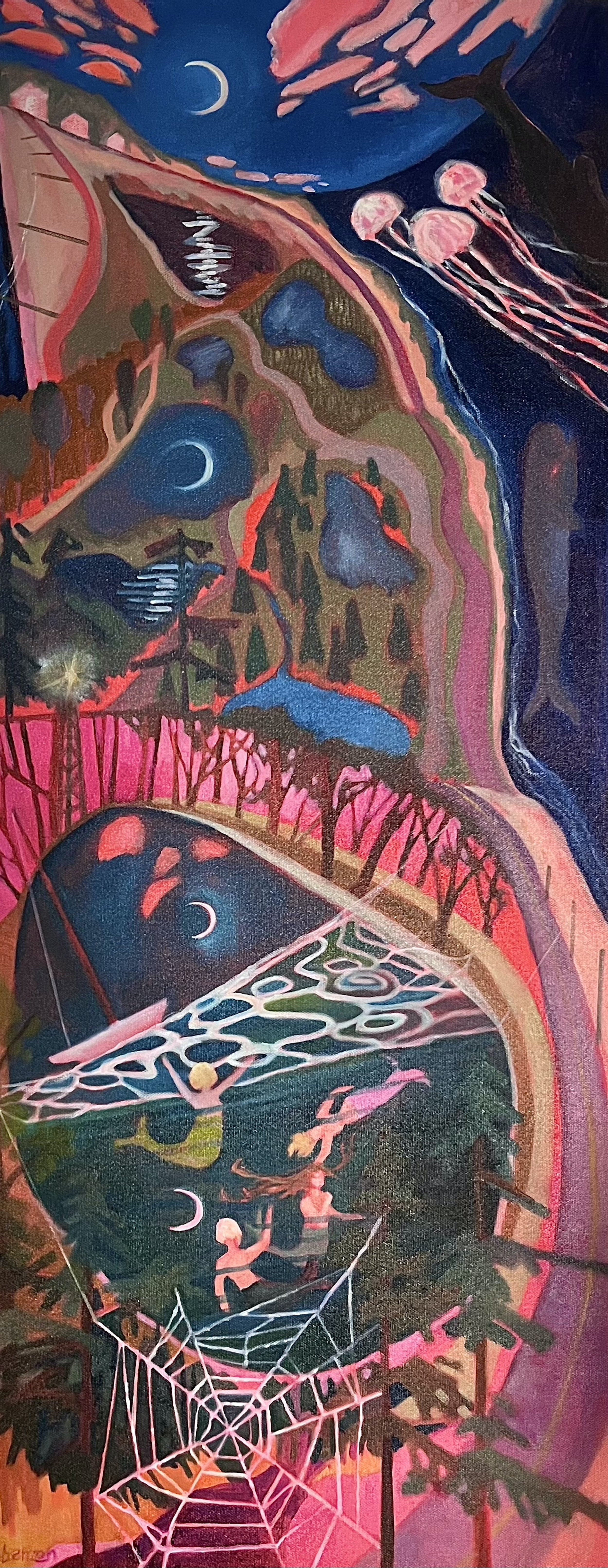 Suzette	Lebenzon	-Laili's Spell,	Oil	$980