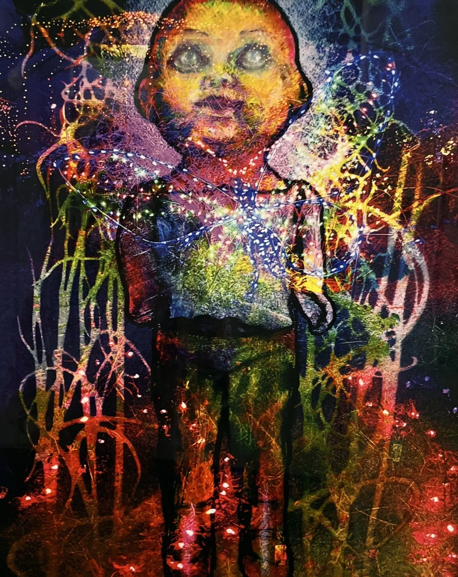 Sarah	Riley-	Hesperus Tends to Night Garden,	Photo & digital painting on Aluminum	$450
