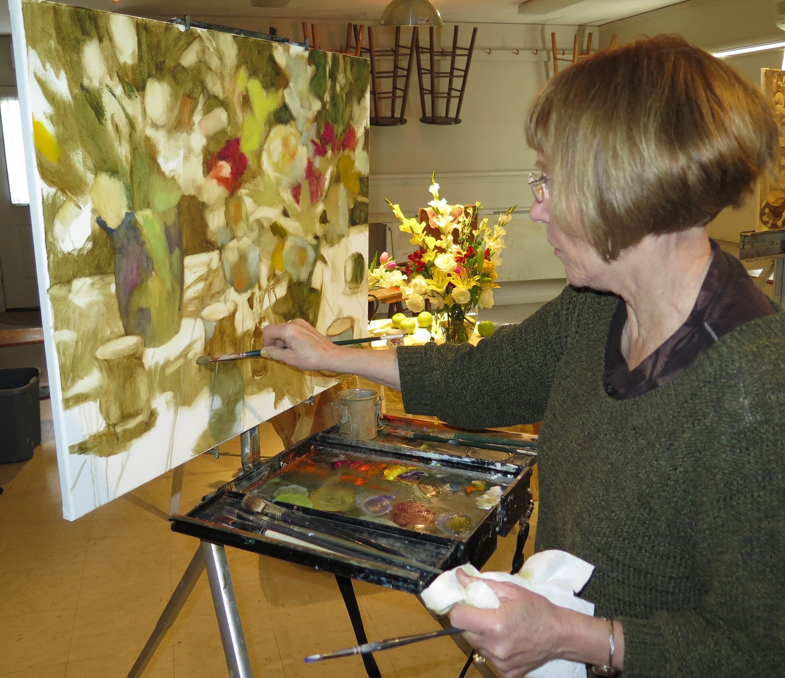 Free Oil Painting Demo with Maryalice Eizenberg (6/6)
