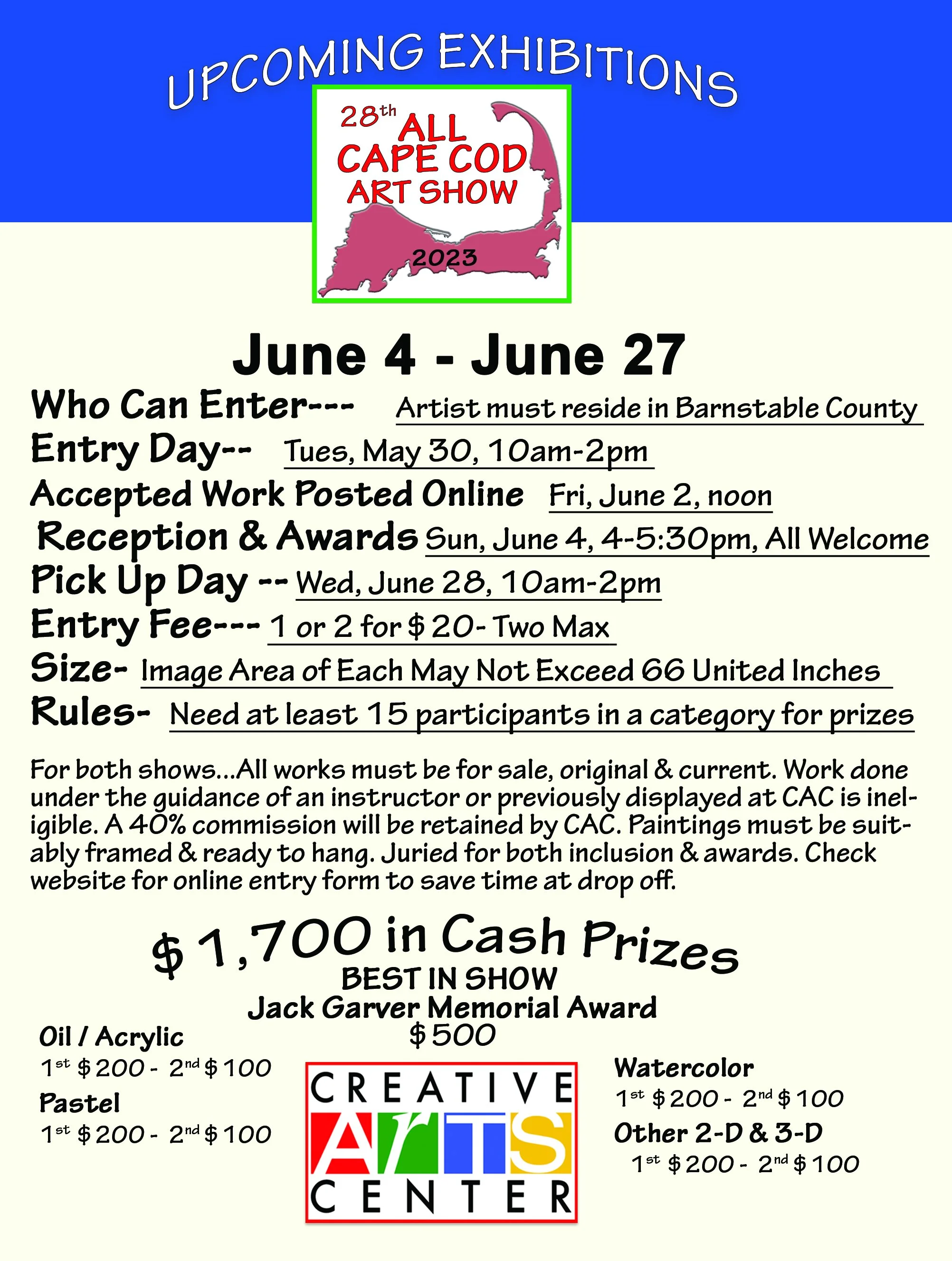 28th Annual Juried All Cape Art Show