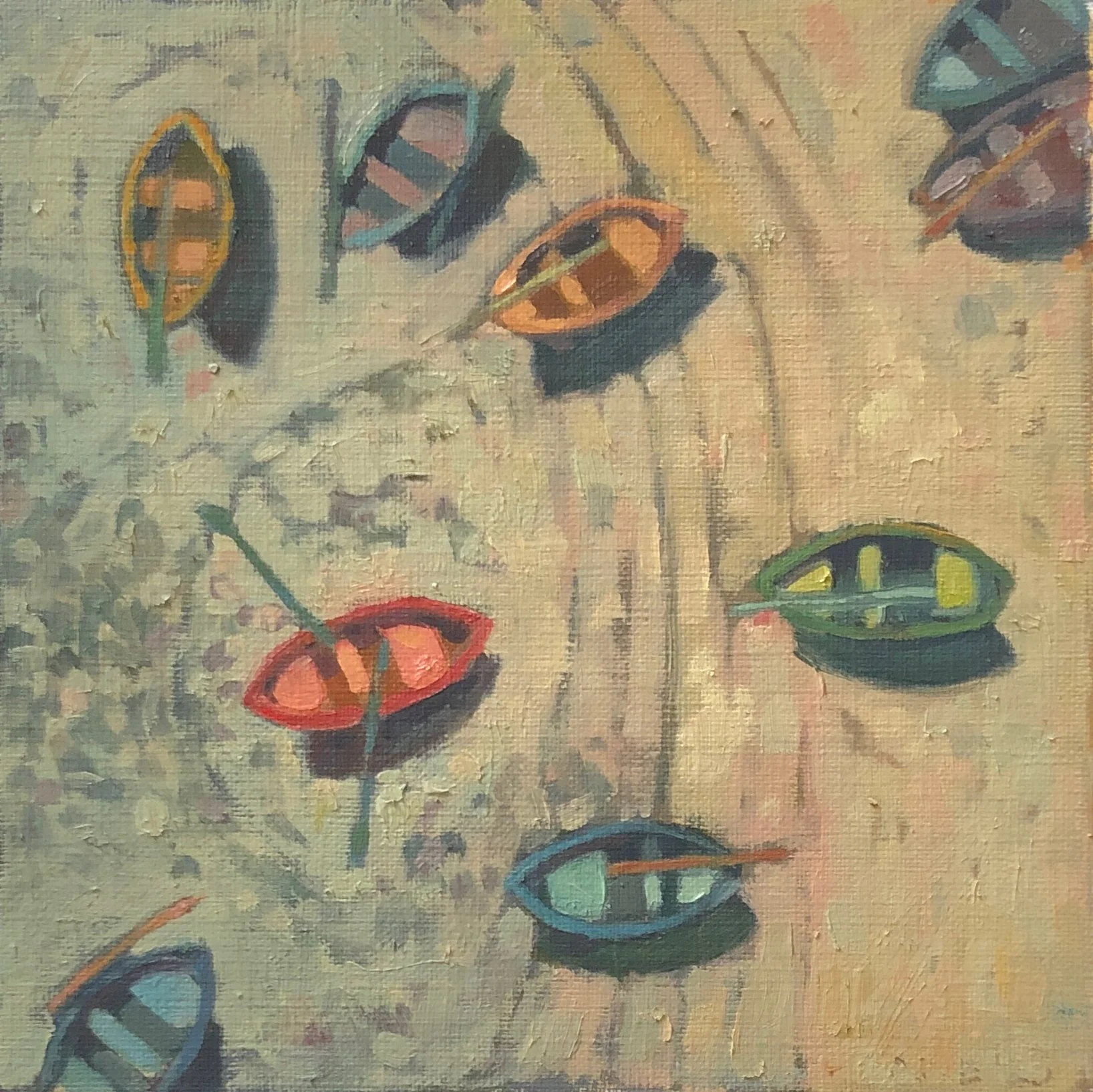 Laine	Dunham White-	Waiting 1,	Oil	$240 