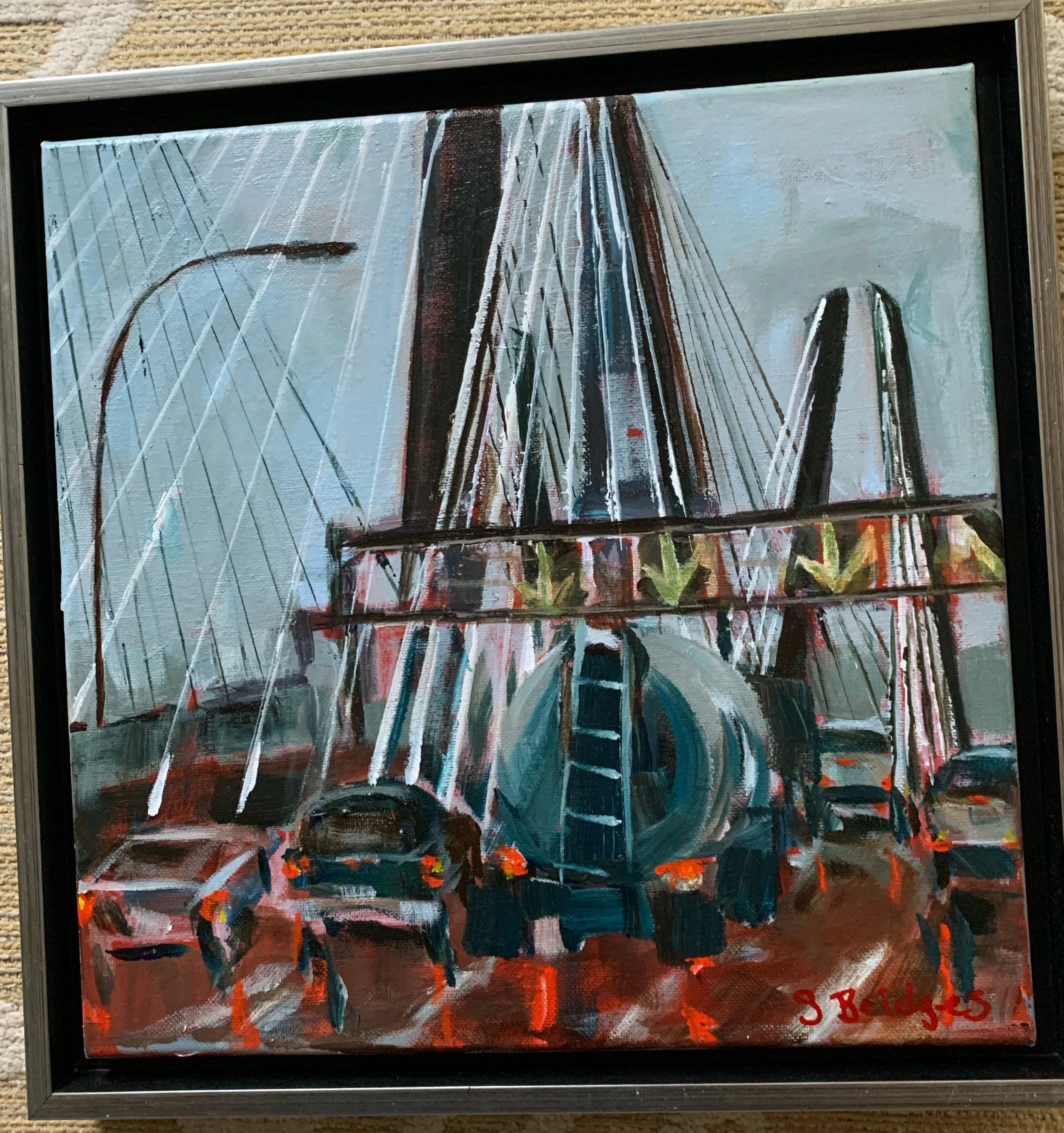 Susan	Bridges-	Mario Coumo Bridge,	Acrylic	$300 