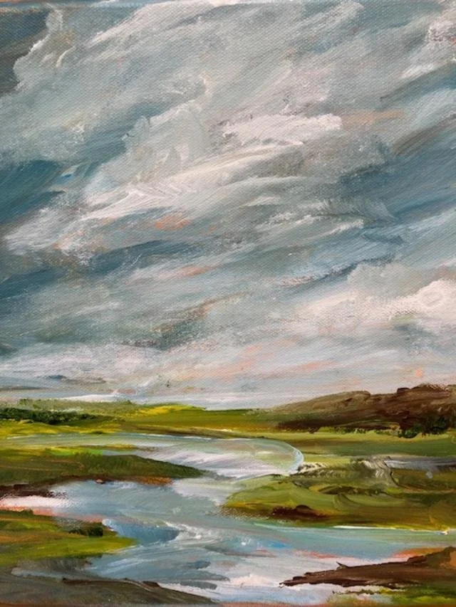 Patricia	DuVall-	Clearing Skies,	Acrylic	$200 