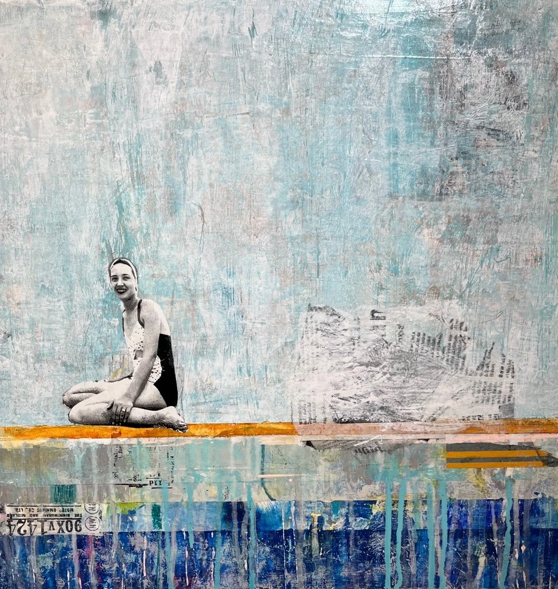 Sharon	Hayes-	She Called in Sick That Day,	Mixed Media	$550 