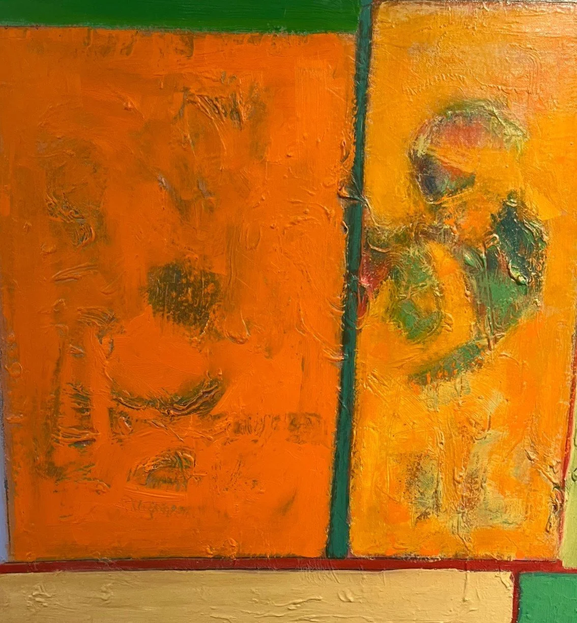 Tom	Wilson Jones-	La Route Napoleon,	Oils/Cold Wax	$800 
