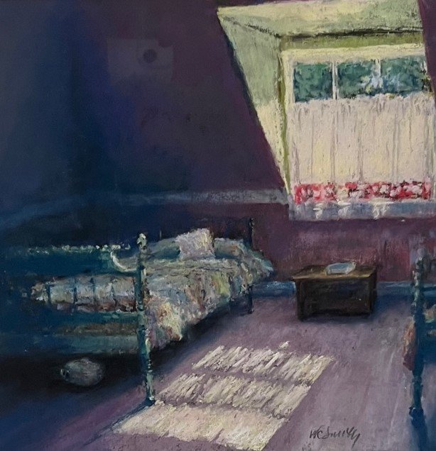 Wendi C.	Smith-	Morning at Crosby Mansion,	Pastel	$275 