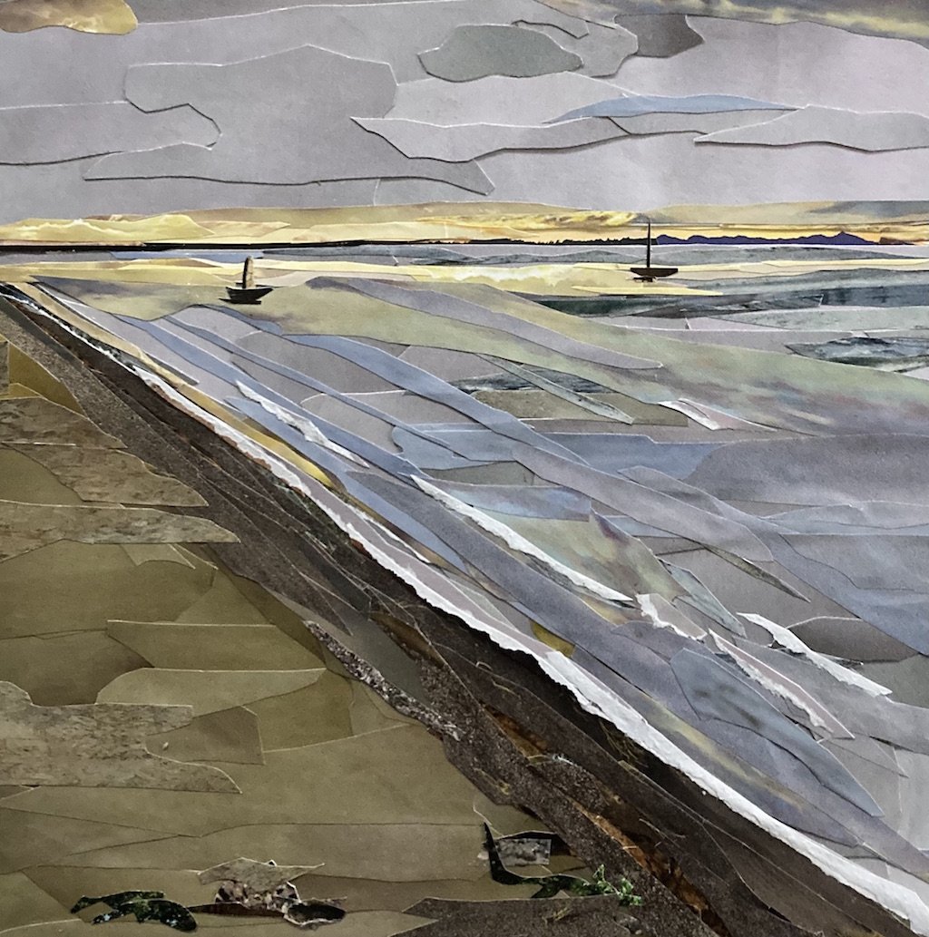 Carol	Flax-	By Dawn's Early Light ii,	Cut Reclaimed Paper	$395 