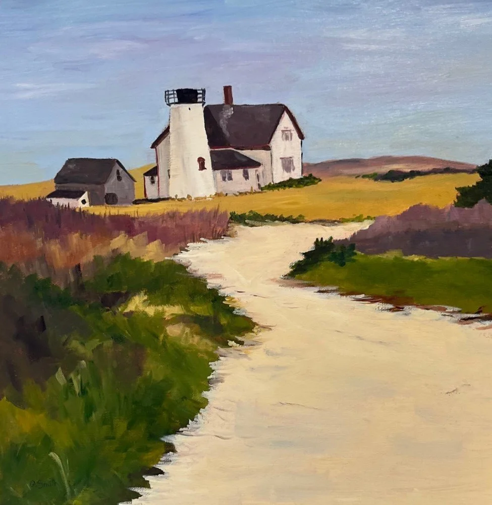 Gail	Smith	- Stage Harbor Light,	Oil	$400 
