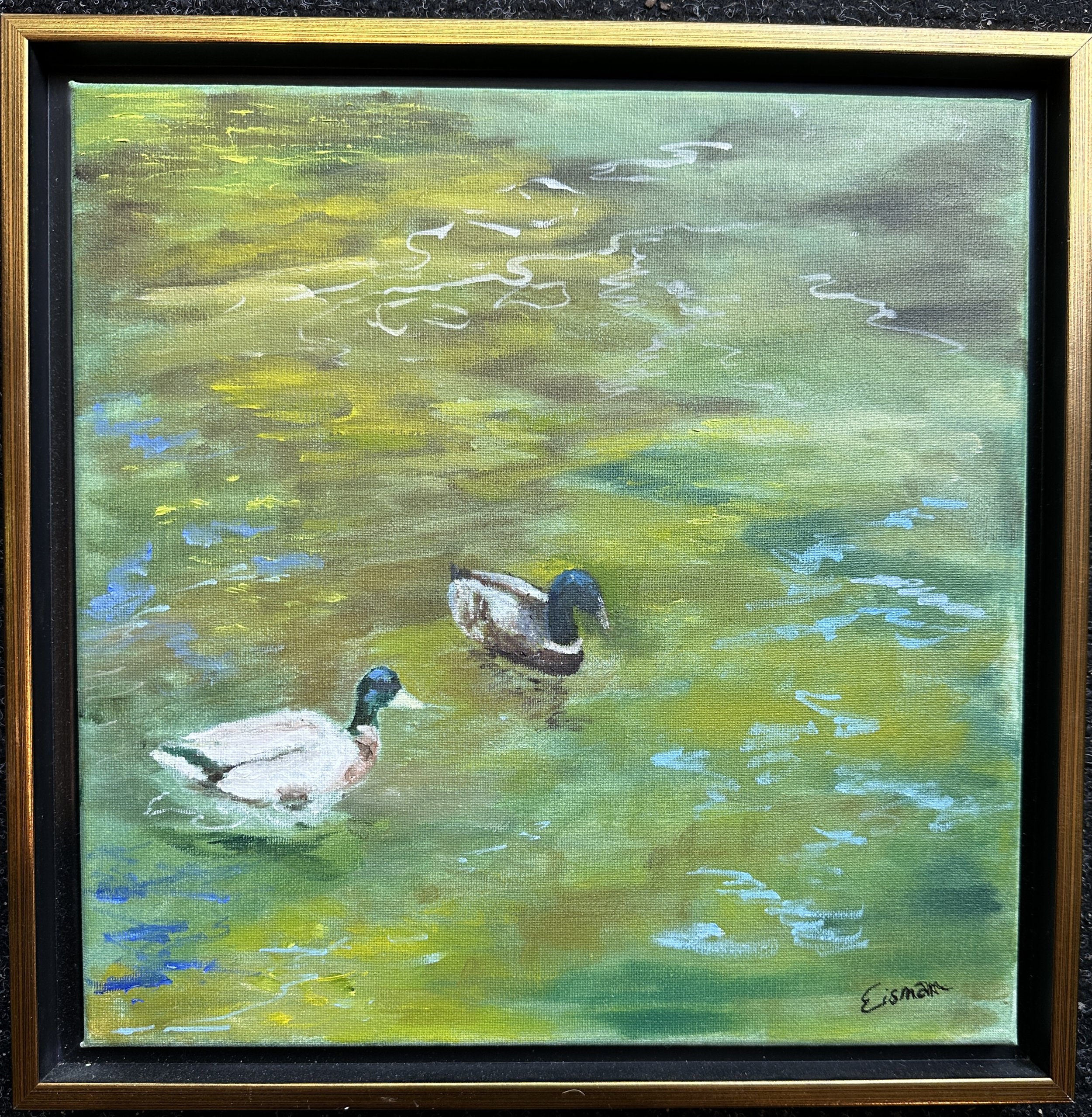 Elena	Eisman	- Two Ducks,	Oil	$350 