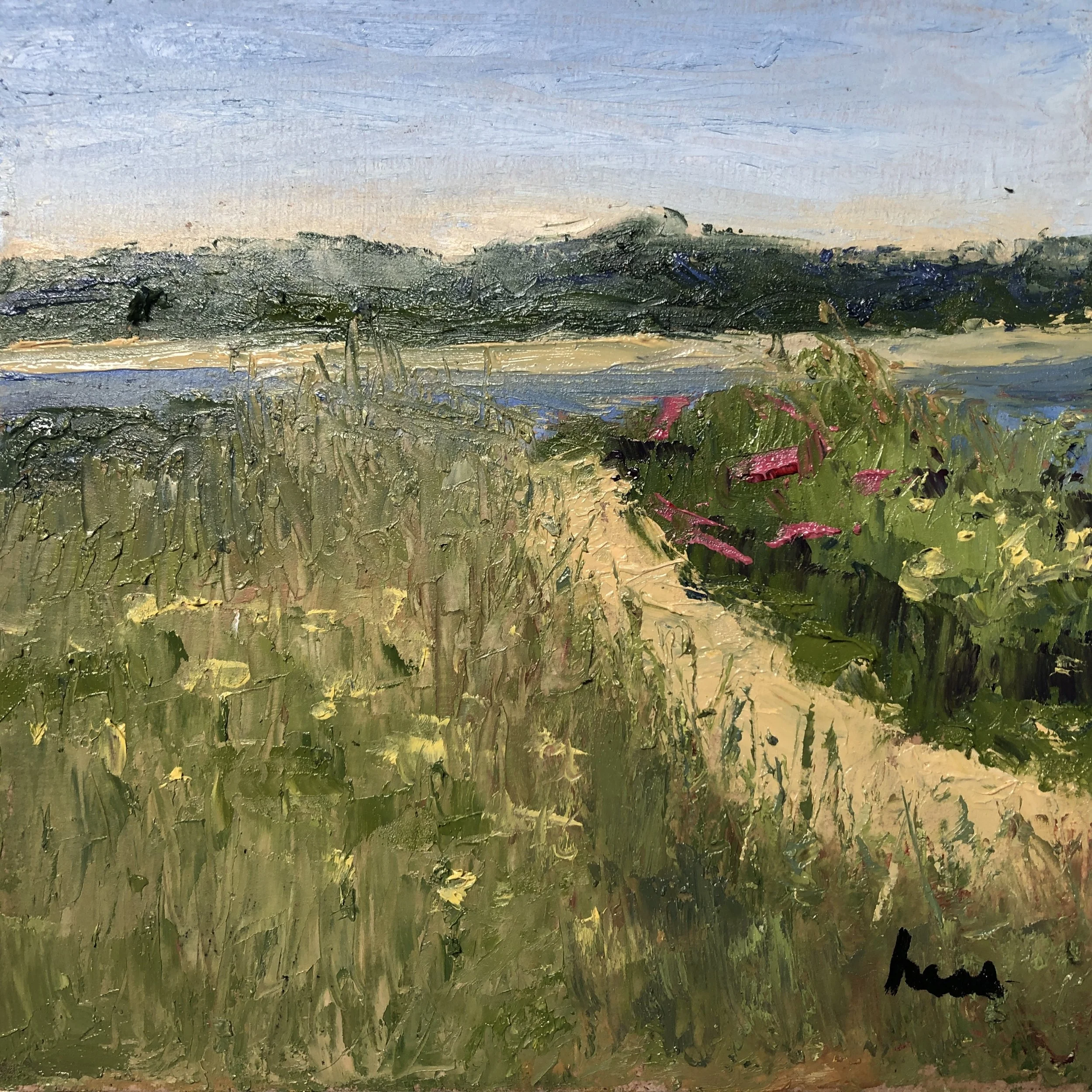 Catherine	Hess-	Path Toward the Harbor,	Oil	$200 